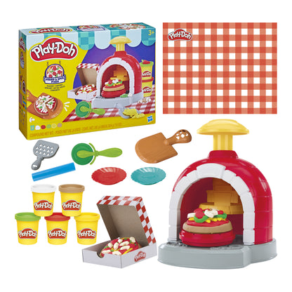 Play-Doh Stamp 'n Spin Pizza Playset with 5 Colours