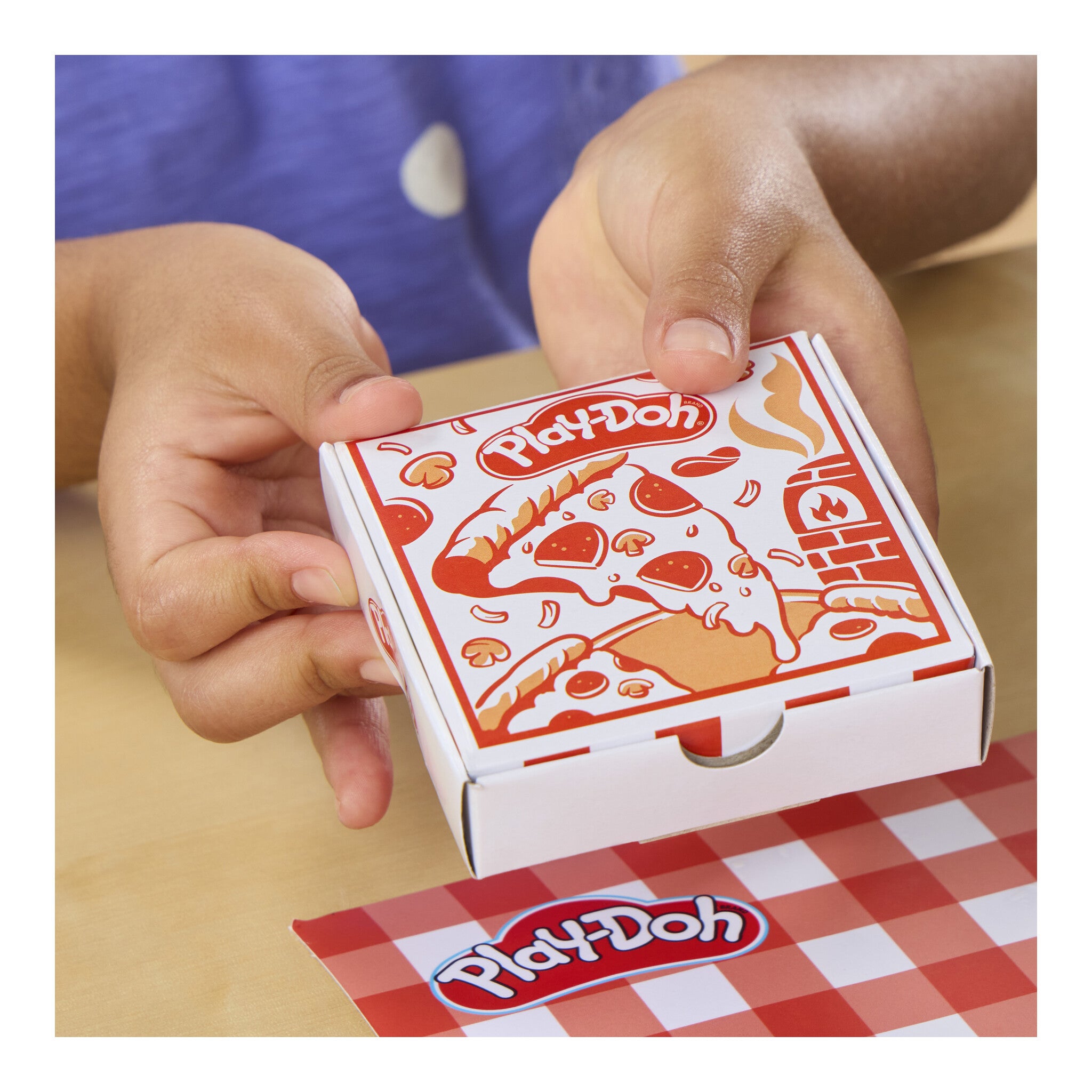Play-Doh Stamp 'n Spin Pizza Playset with 5 Colours