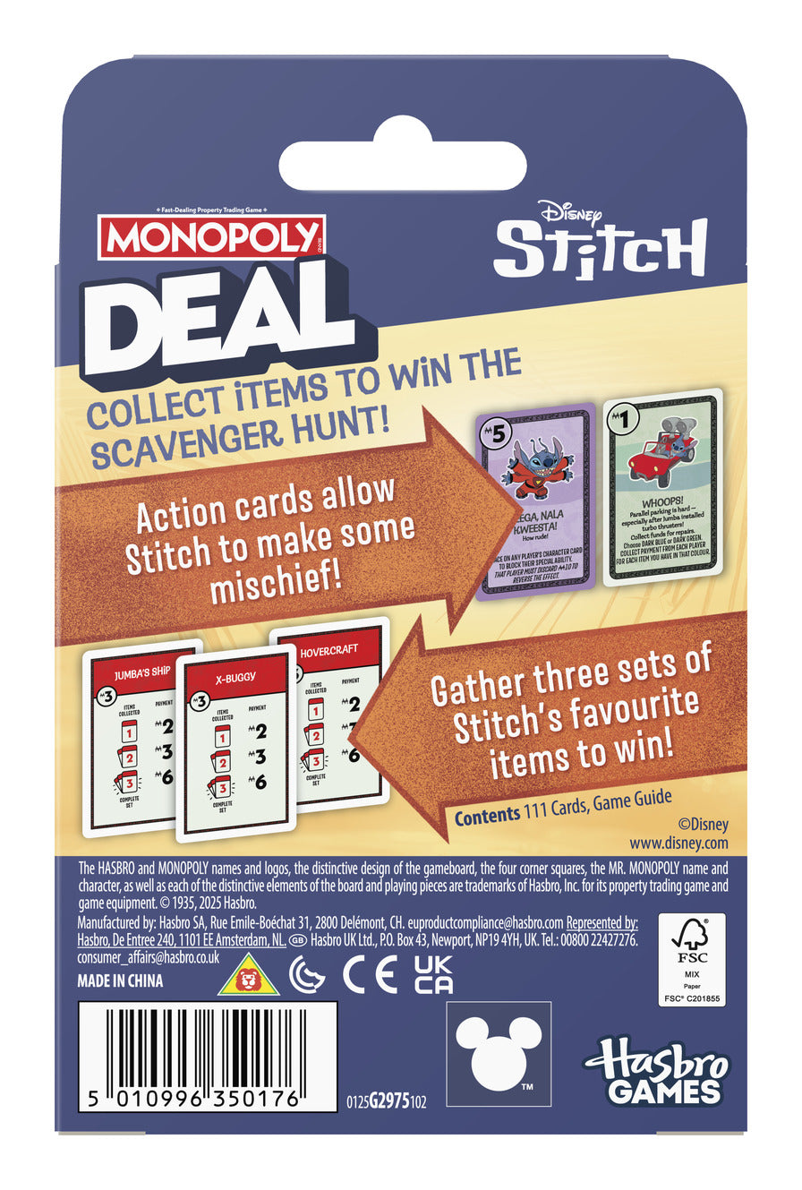 * Monopoly Deal Stitch