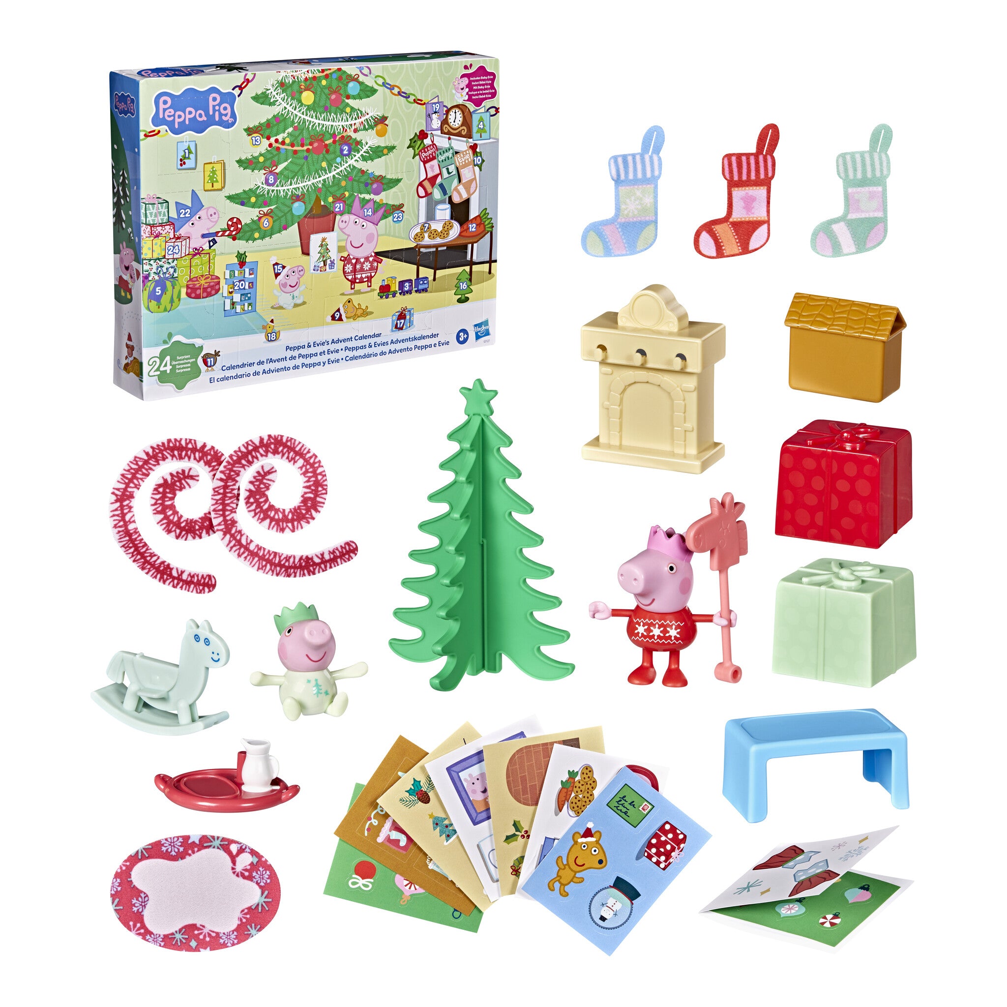 Hasbro Peppa Pig & Evie’s Advent Calendar with 24 Surprises