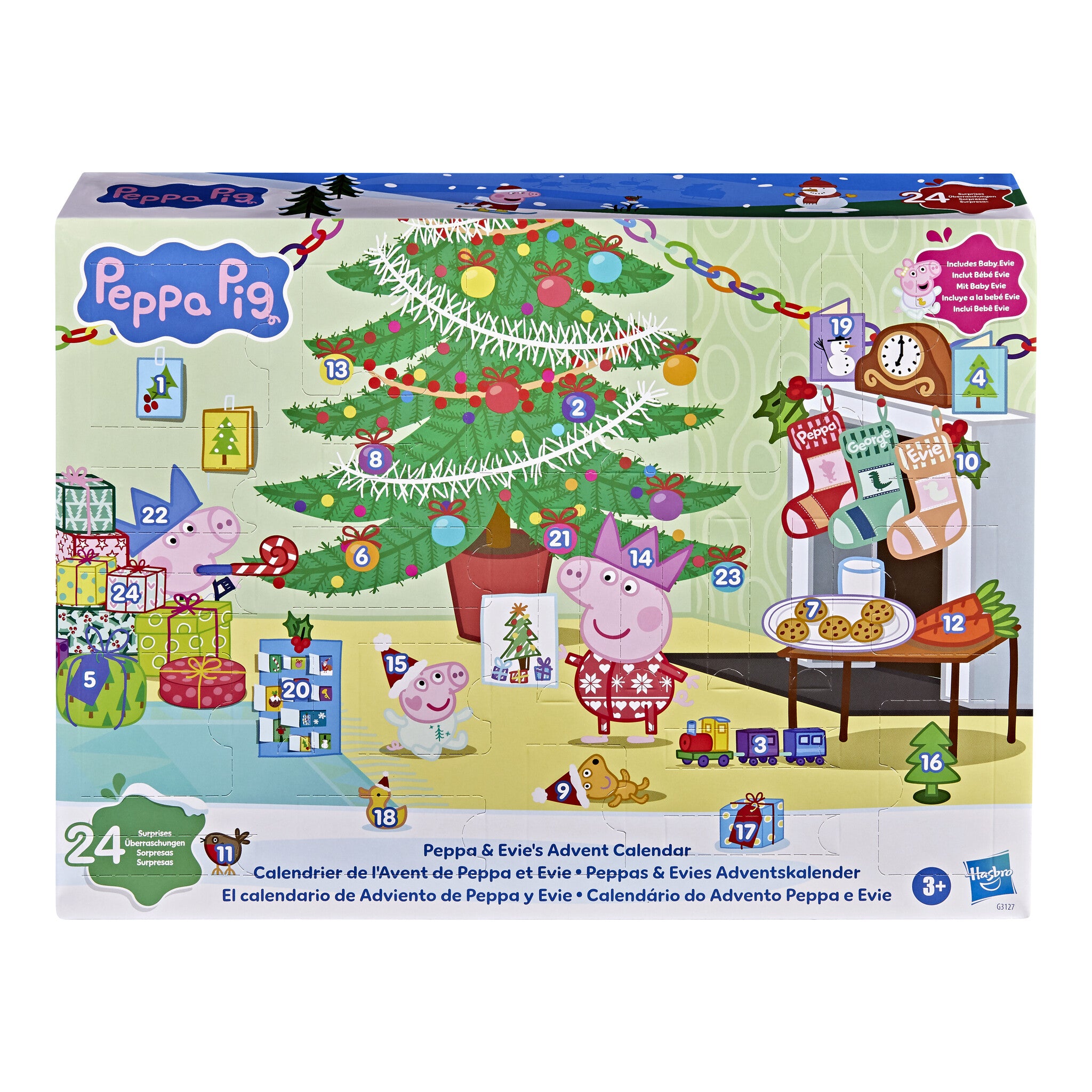 Hasbro Peppa Pig & Evie’s Advent Calendar with 24 Surprises