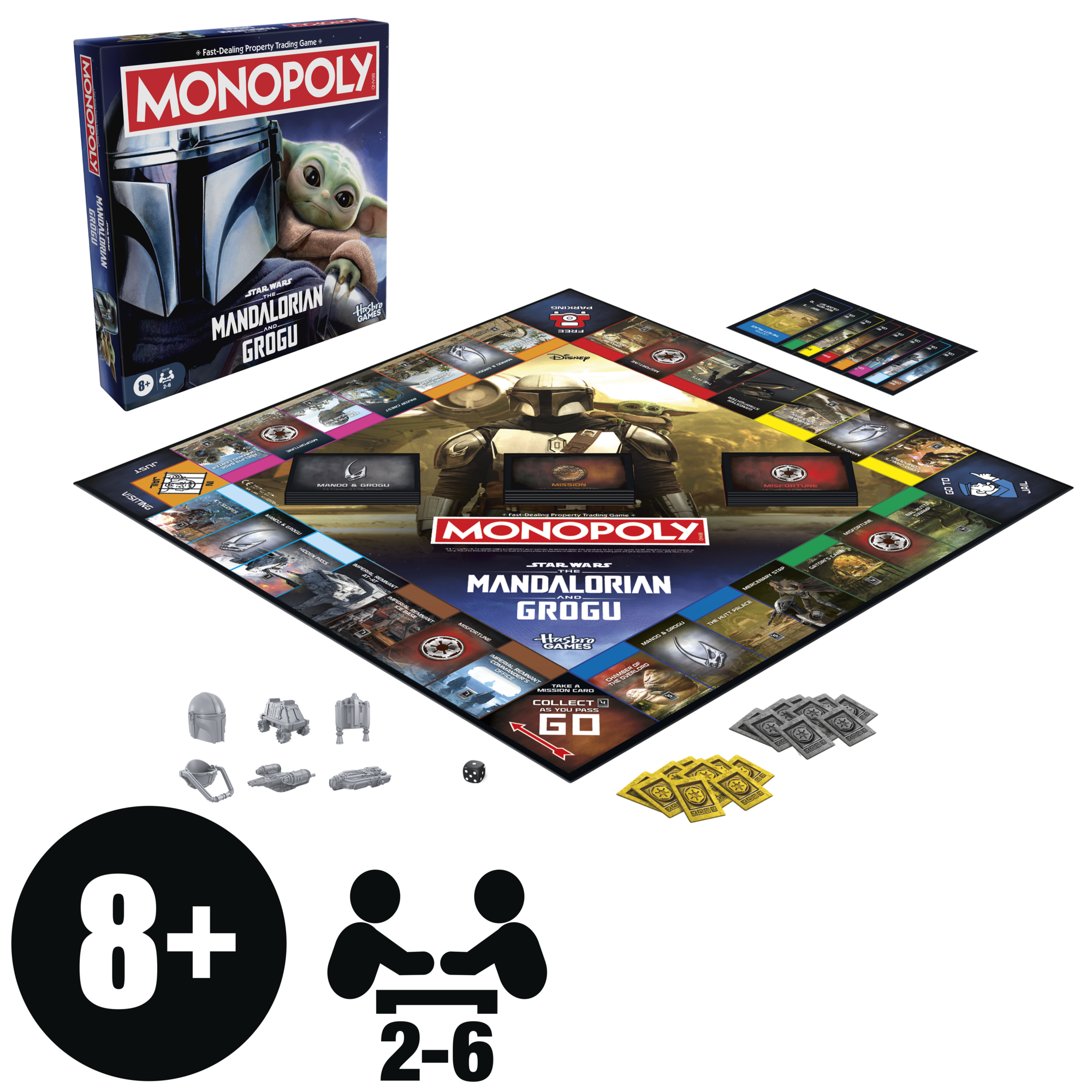 Monopoly Star Wars The Mandalorian and Grogu Edition Board Game