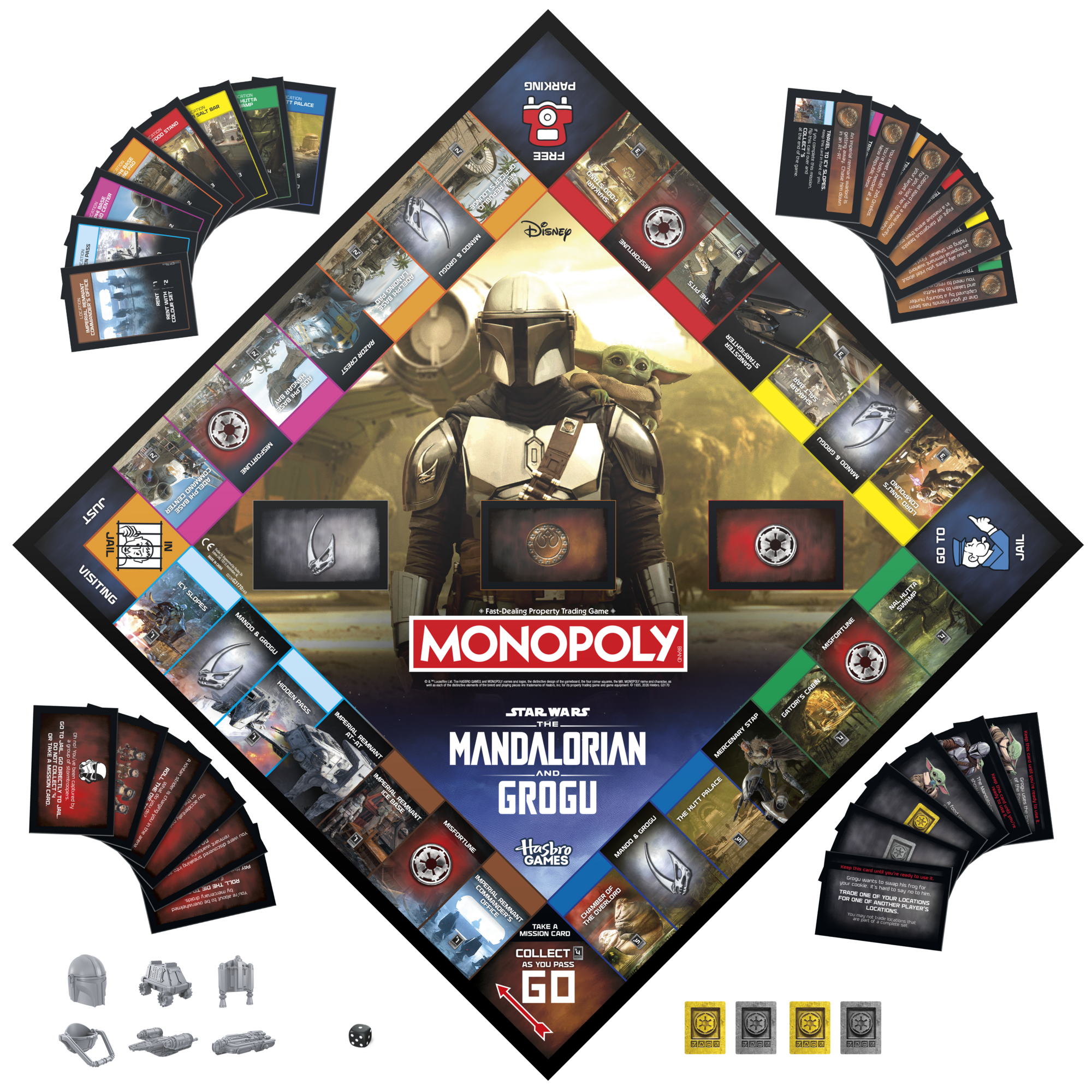 Monopoly Star Wars The Mandalorian and Grogu Edition Board Game
