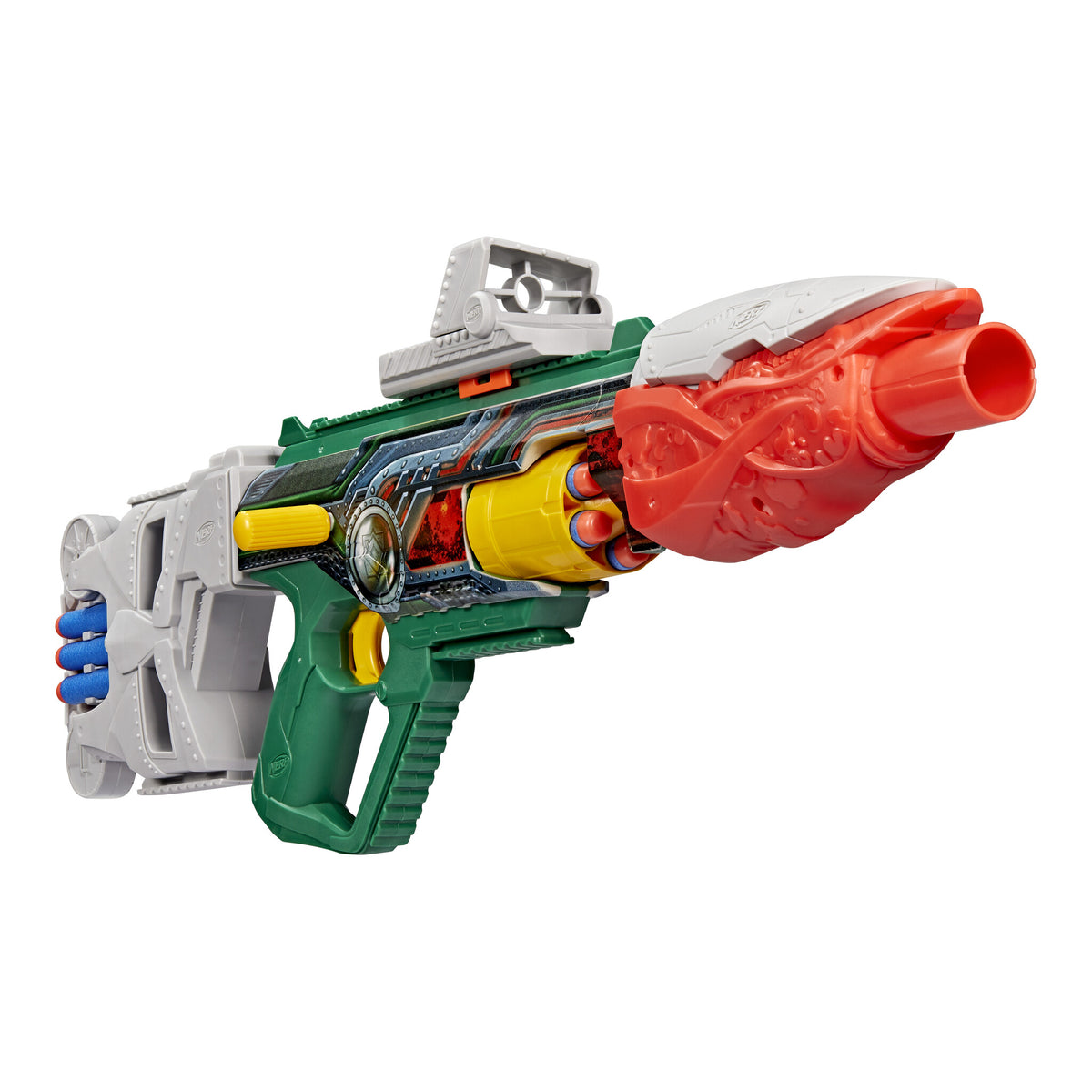 Nerf Marvel Doctor Doom Dart Blaster with 12 Elite Darts