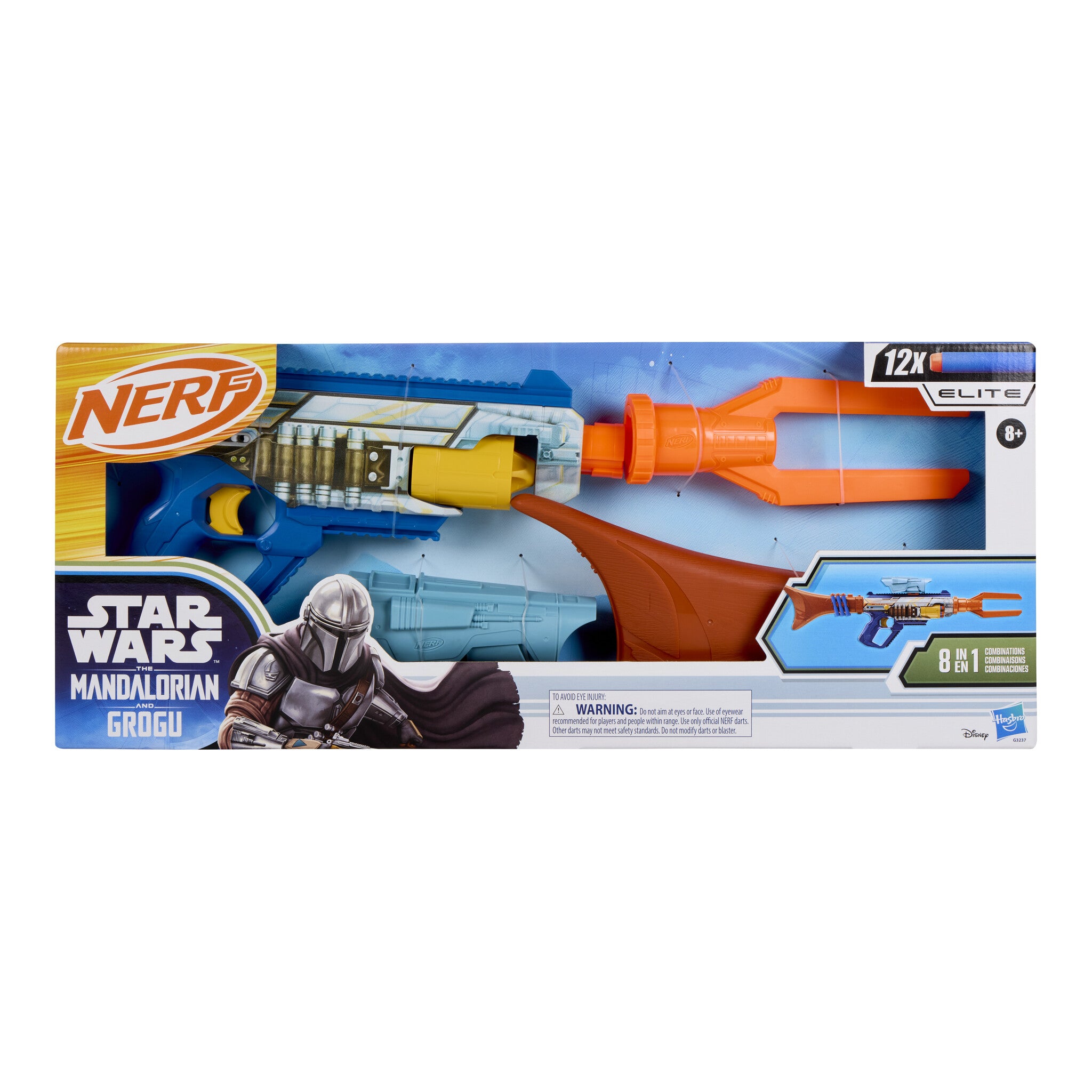 Nerf Star Wars The Mandalorian & Grogu 8-in-1 Blaster