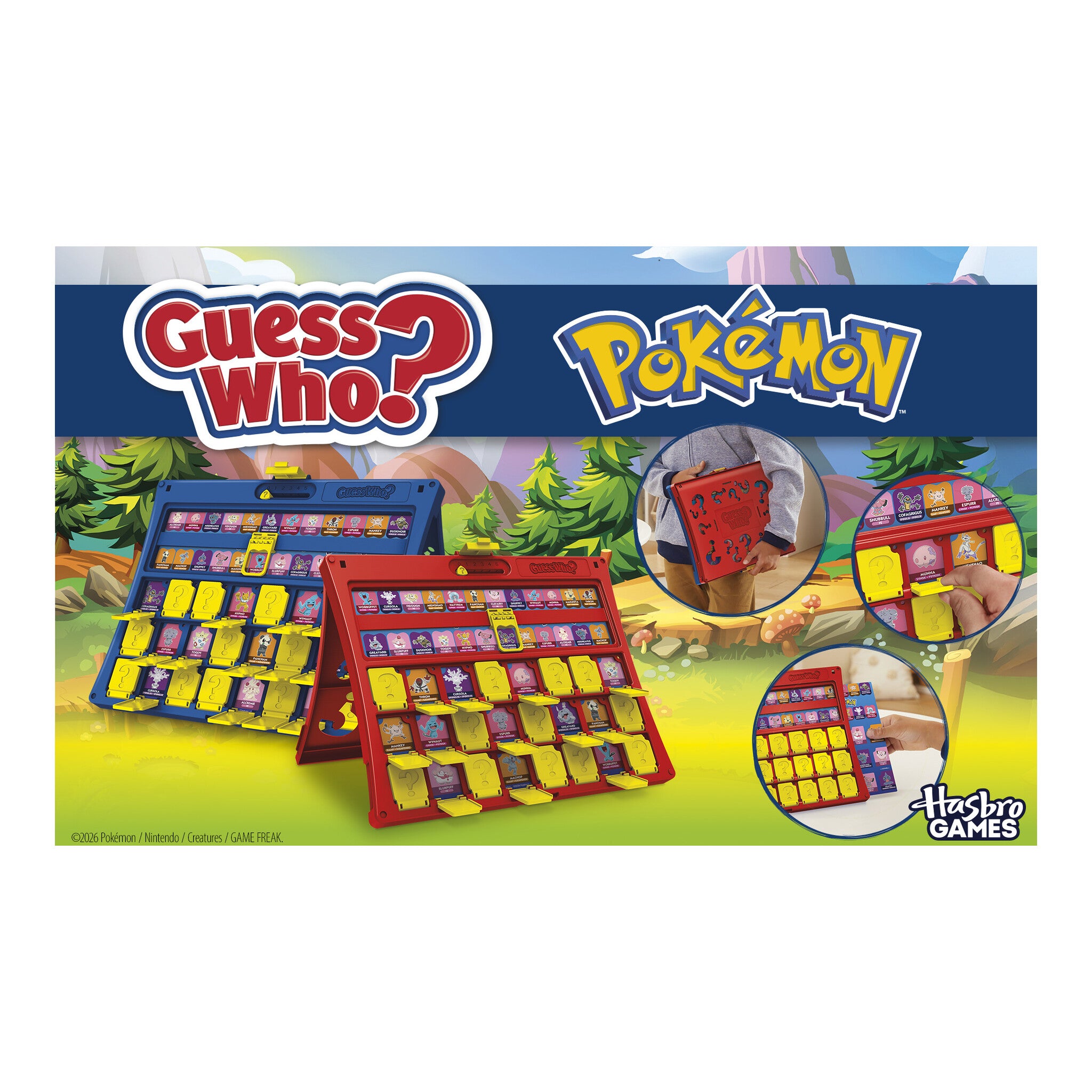 Hasbro Gaming Guess Who? Pokémon Edition Board Game