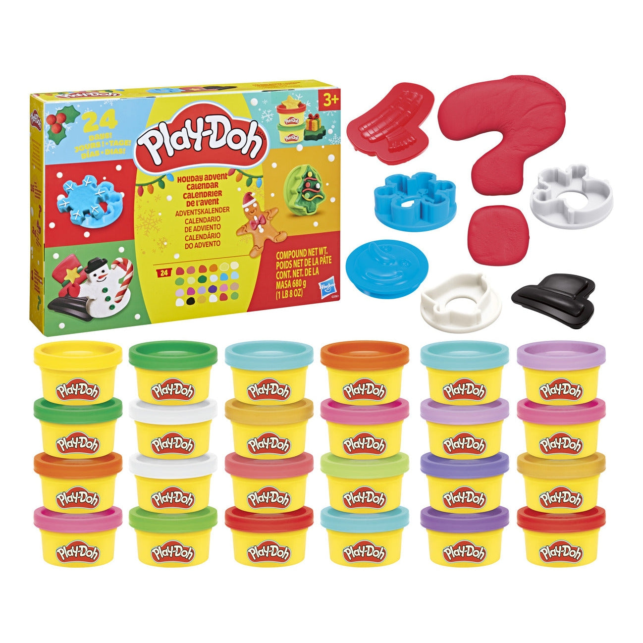 Play-Doh Advent Calendar with 24 Days of Surprises