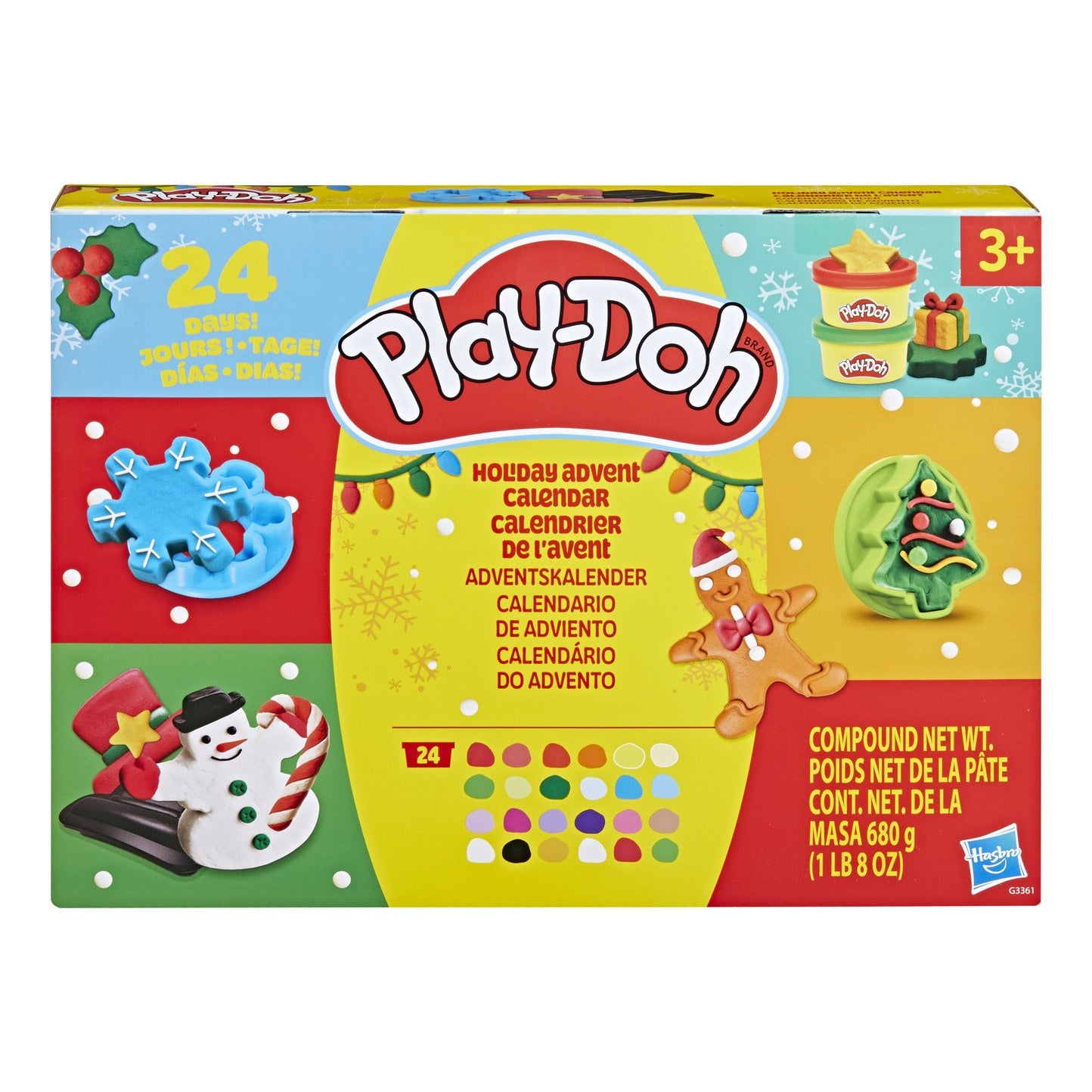 Play-Doh Advent Calendar with 24 Days of Surprises