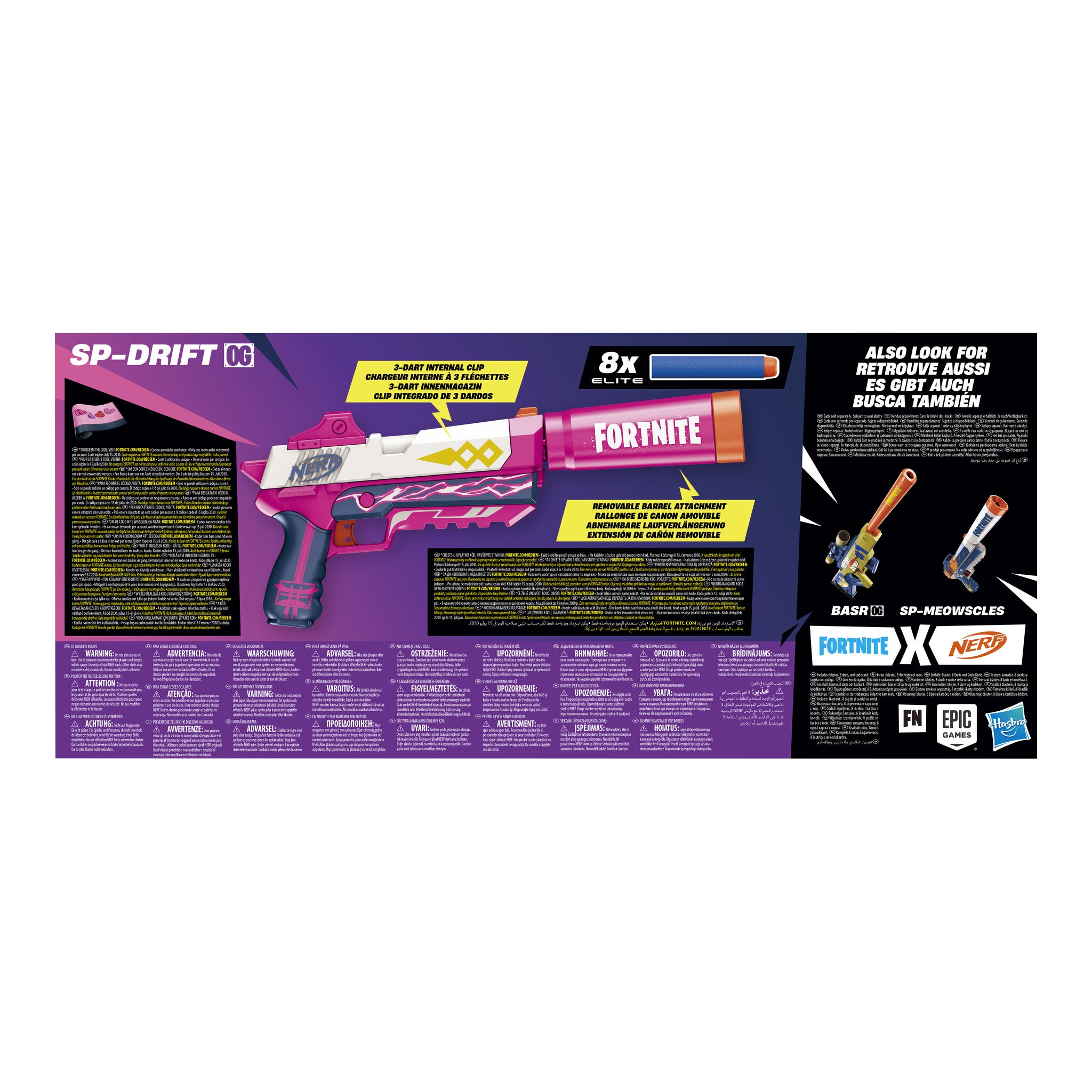 Nerf Fortnite SP-Drift OG Dart Blaster