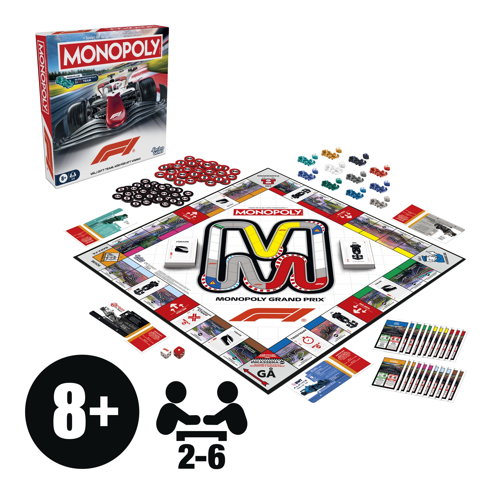Hasbro Monopoly Formula 1 Edition Board Game