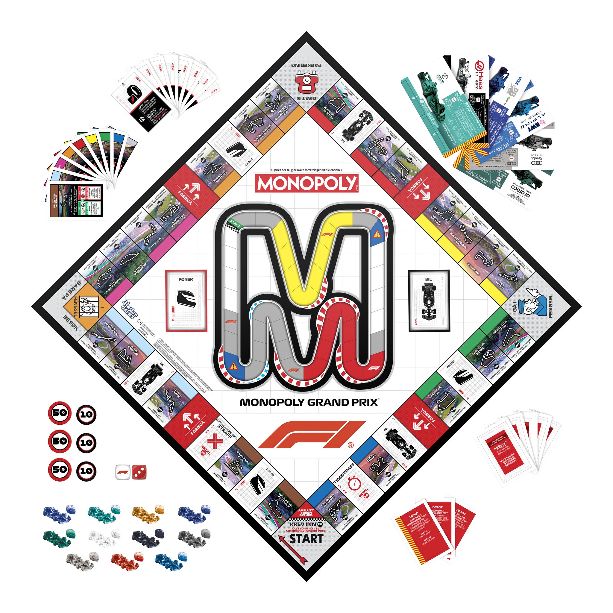 Hasbro Monopoly Formula 1 Edition Board Game