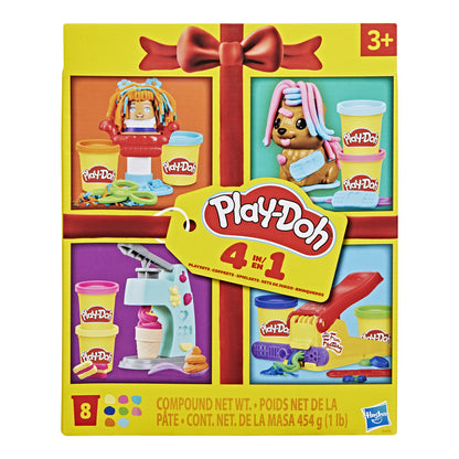 Play-Doh Mini Classic 4-in-1 Bundle Playset with 8 Cans