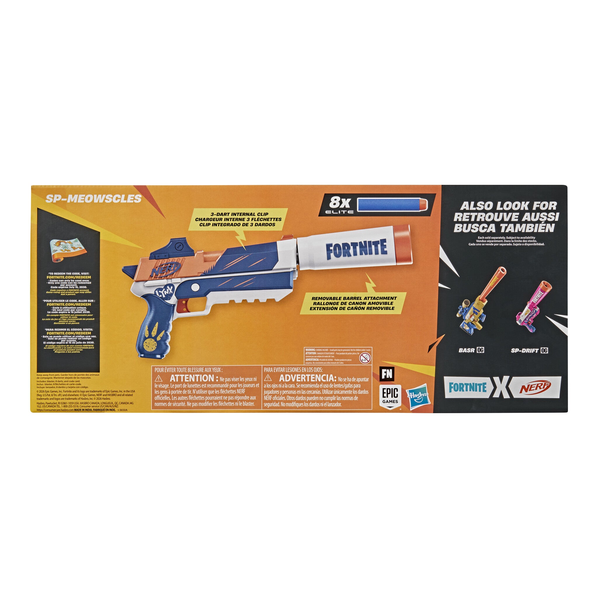 Nerf Fortnite SP-Meowscles Blaster