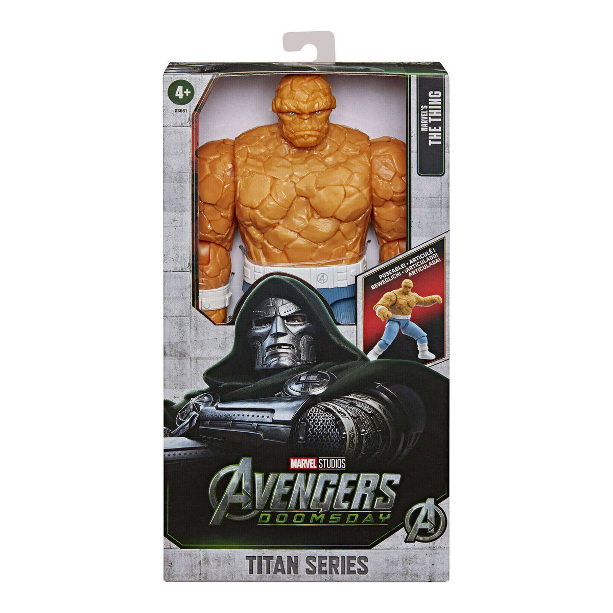 Marvel Avengers: Doomsday Titan Series The Thing 11.5-Inch Action Figure