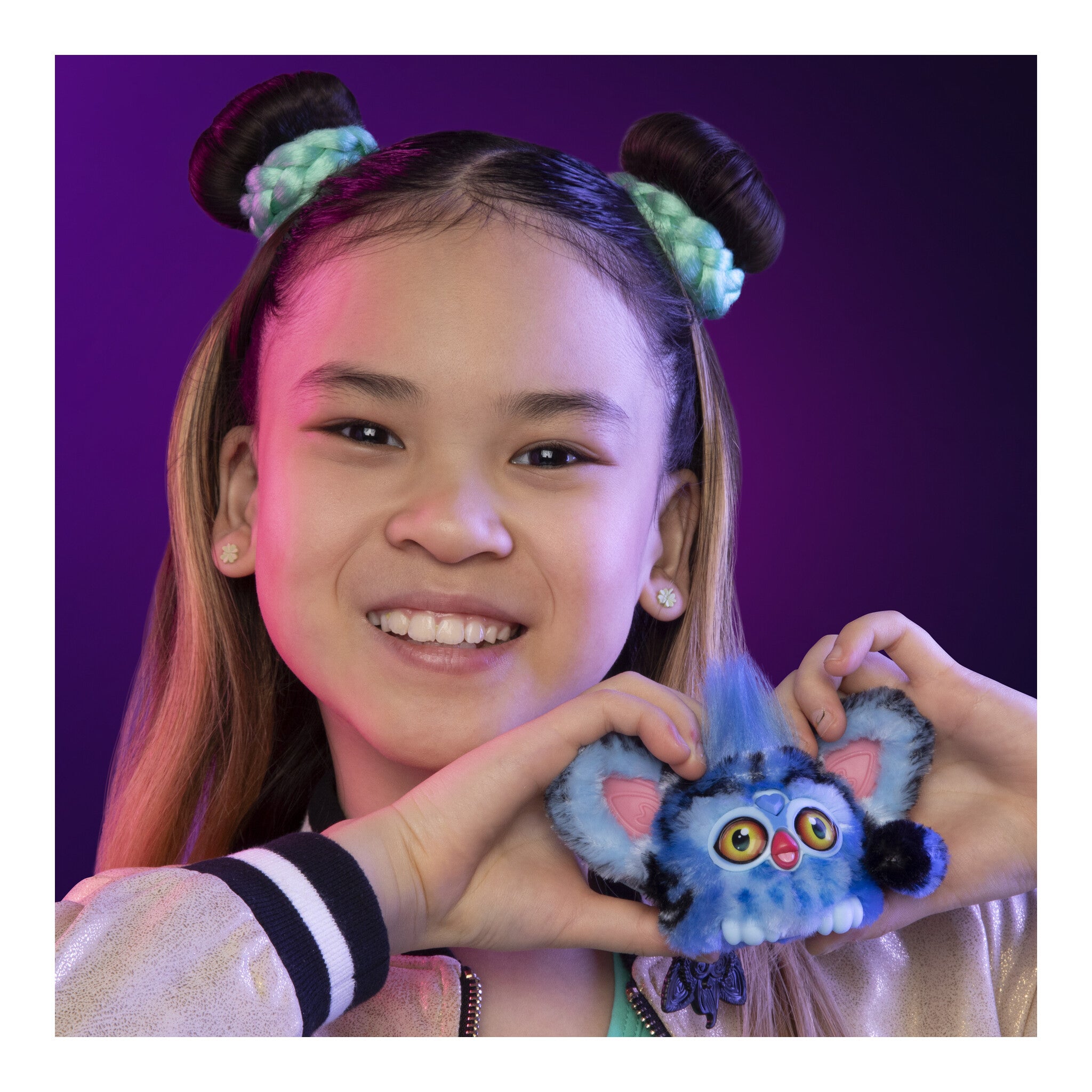 Furby Furblets KPop Demon Hunters Derpy Tiger Interactive Plush Toy