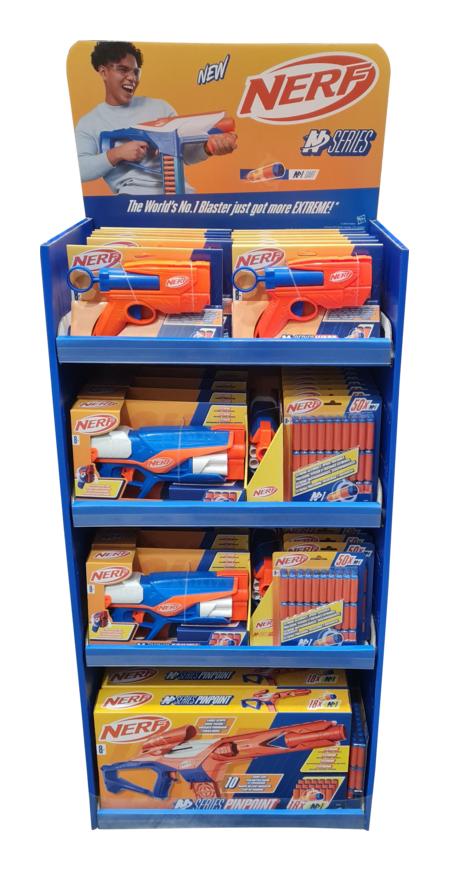 Nerf Empty FSDU Floorstanding Display Unit