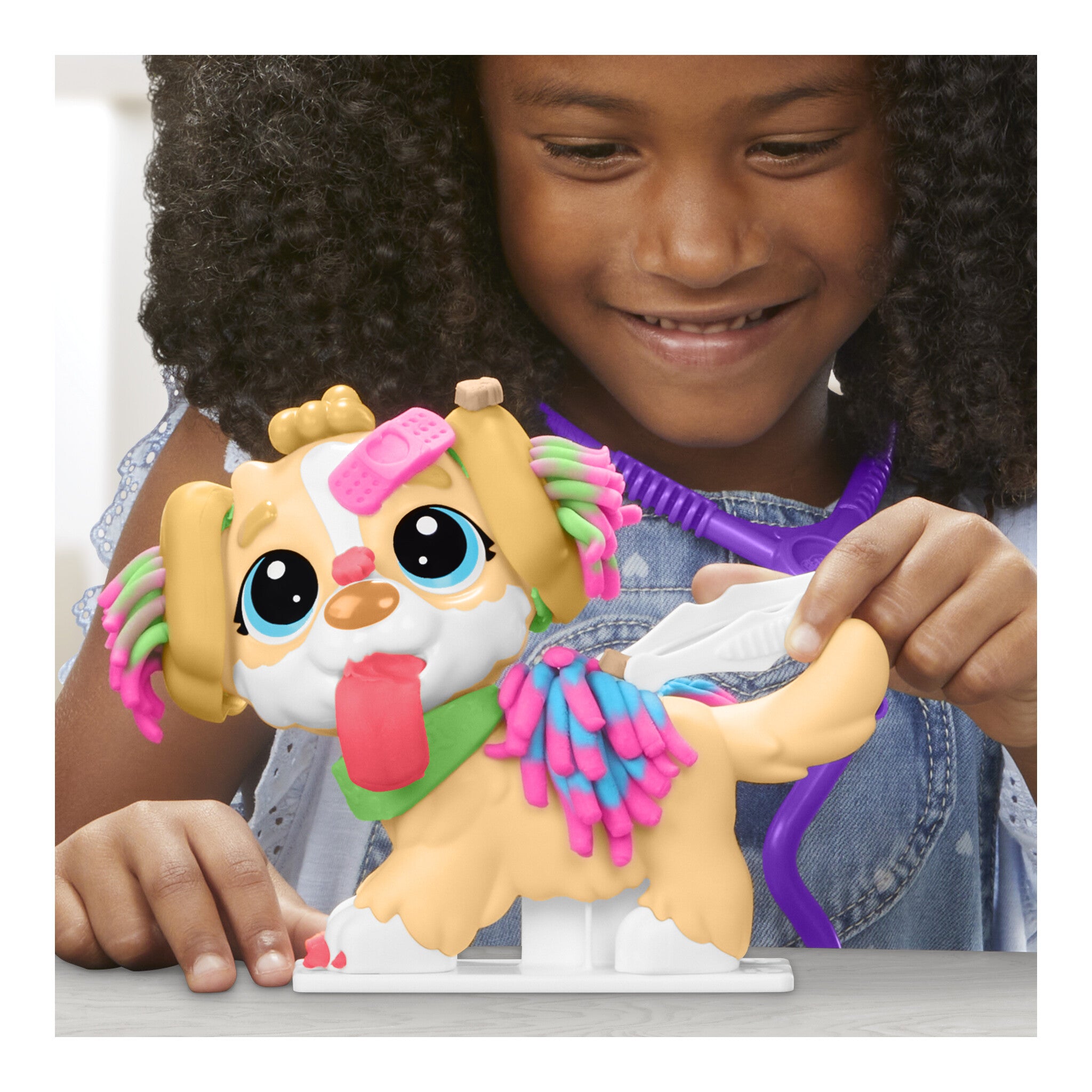 Play-Doh Care 'n Carry Vet Playset with Toy Dog