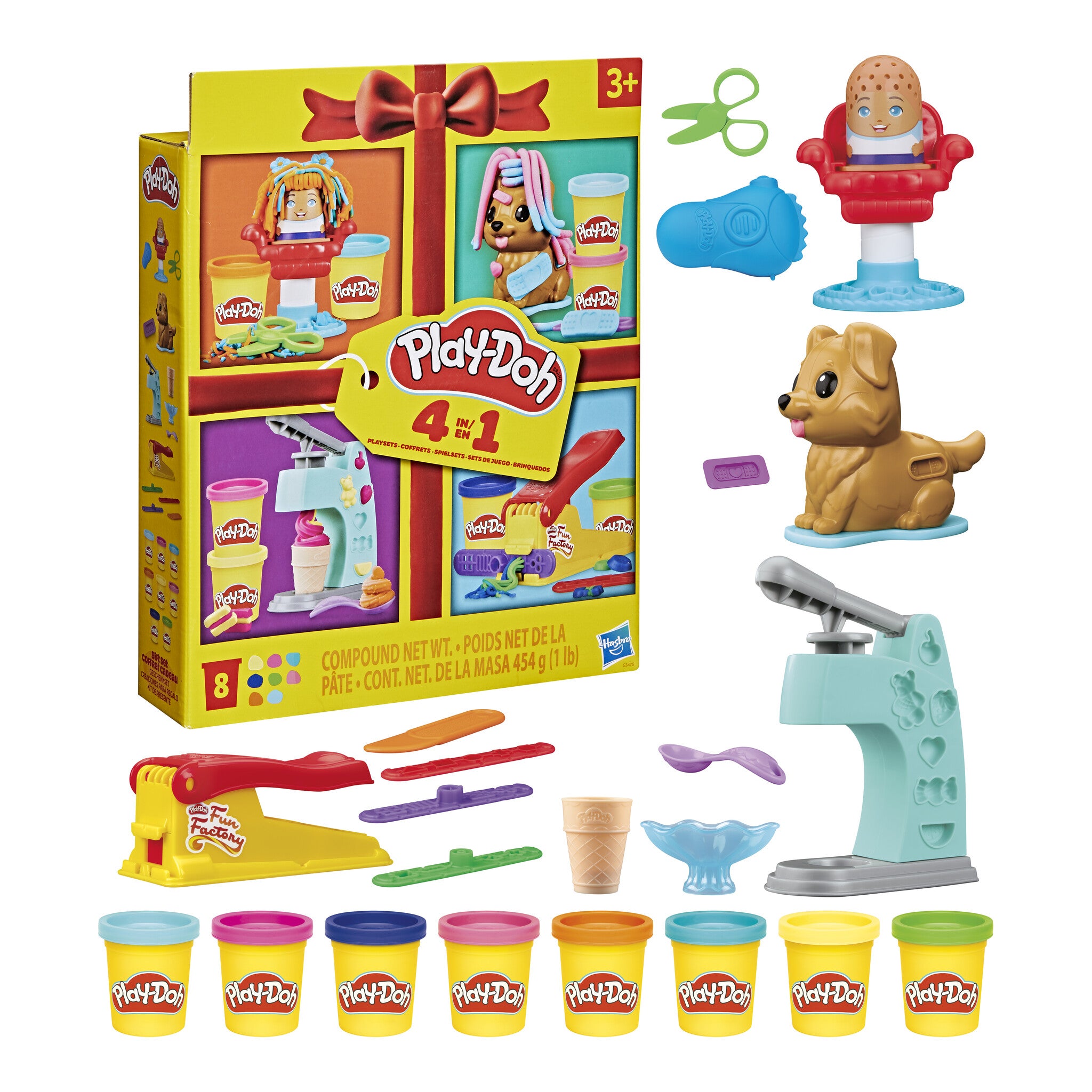 Play-Doh Mini Classic Bundle 4-in-1 Playset with 8 Pots