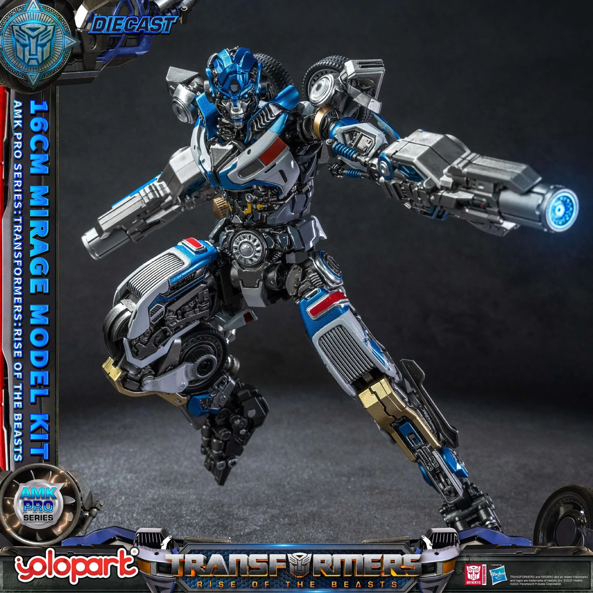 YOLOPARK Transformers: Rise of the Beasts Mirage 16 cm AMK PRO Model Kit