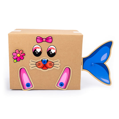 Learning Resources Boxineers Cardboard Animals Craft Kit