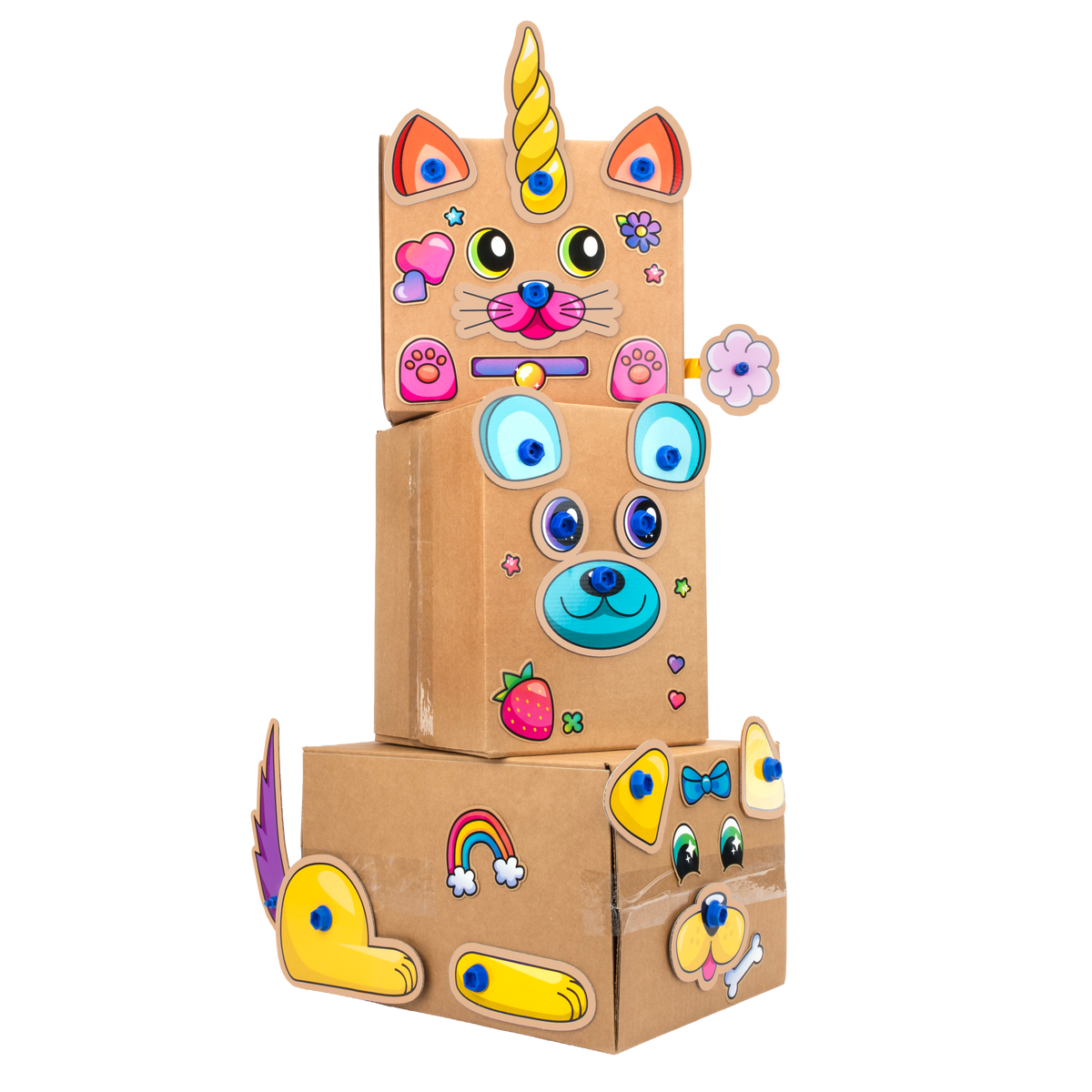 Learning Resources Boxineers Cardboard Animals Craft Kit