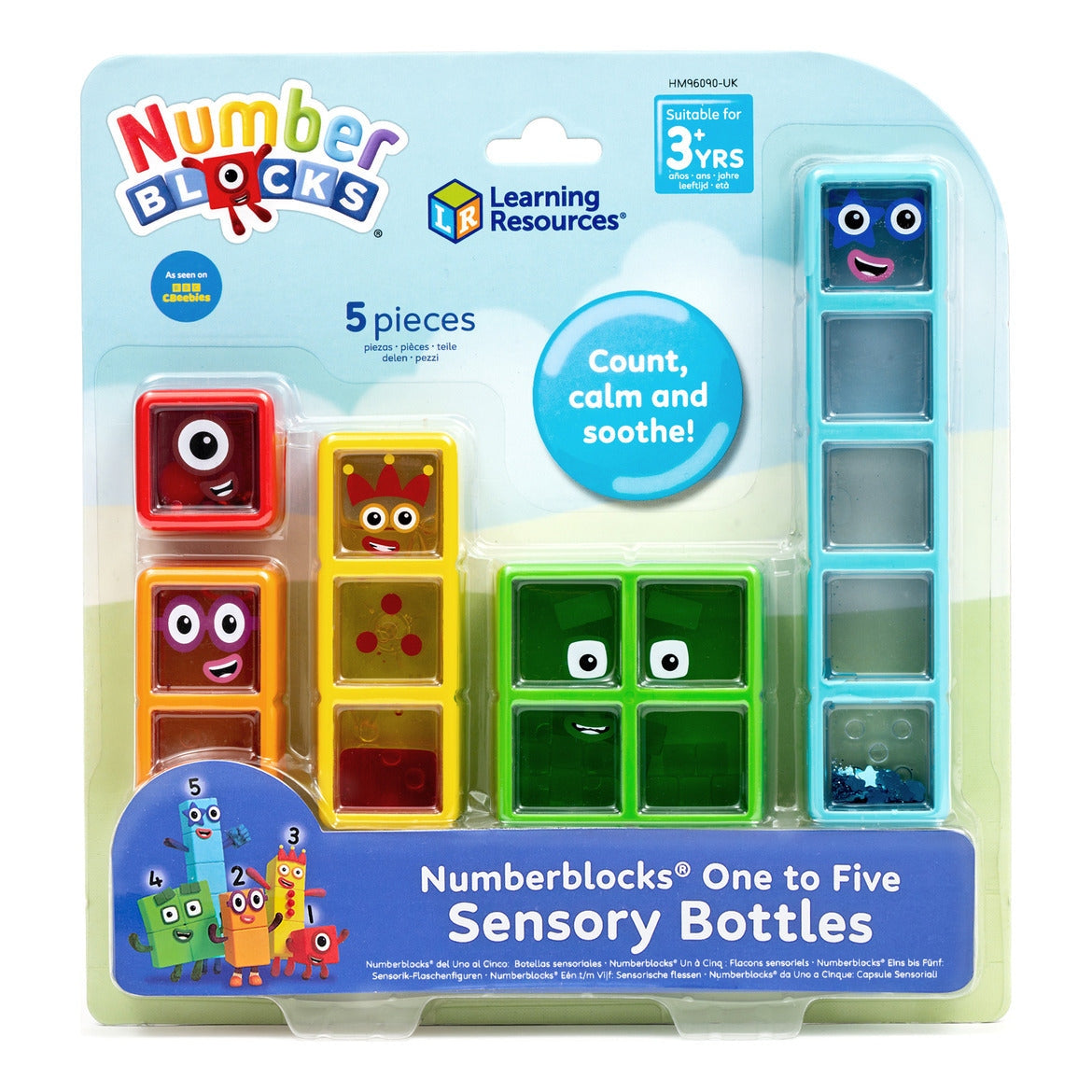 Learning Resources - Numberblocks 1-5 Sensory Tubes Set