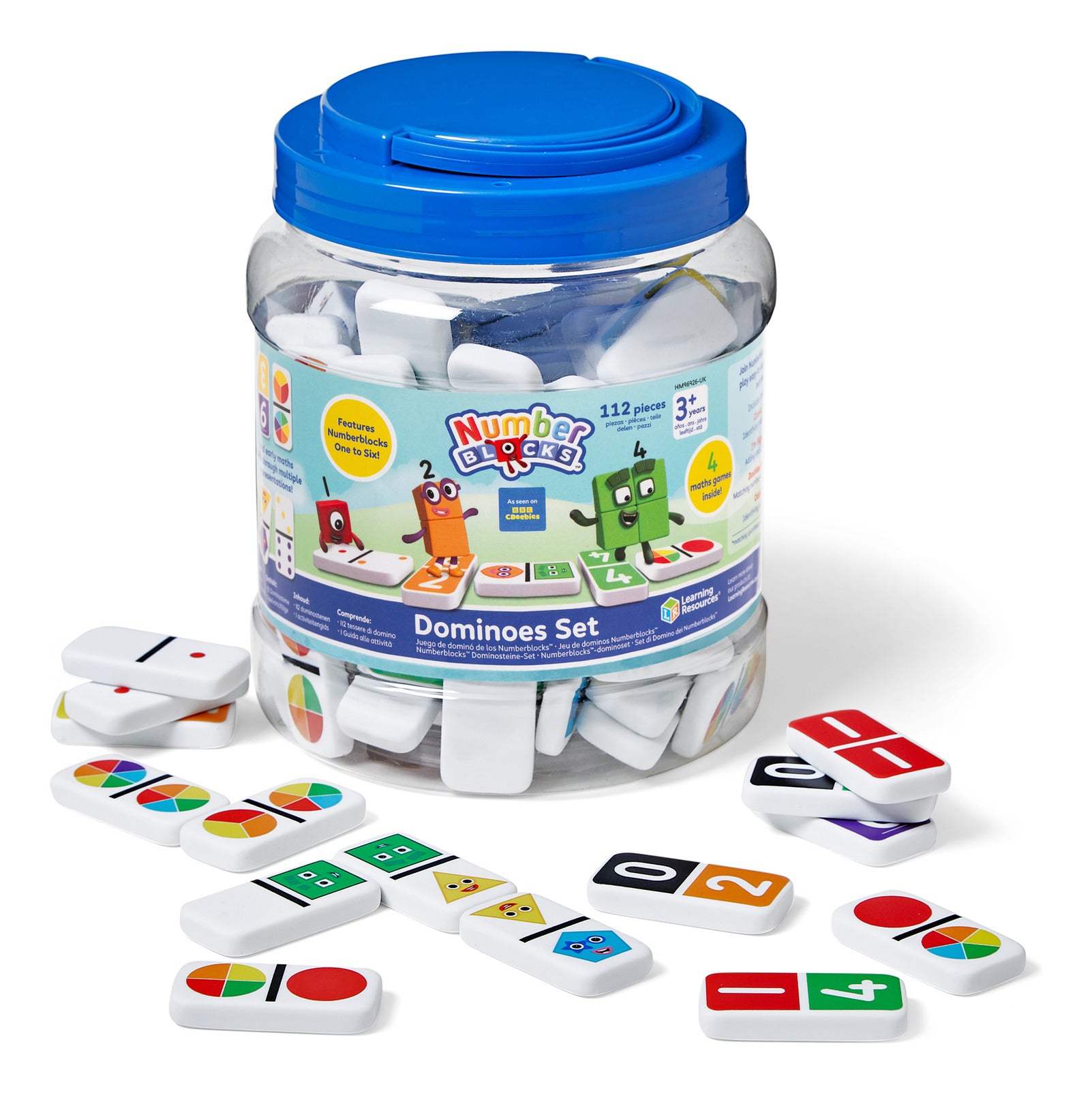 Learning Resources - Numberblocks Dominoes Set for Fun Learning