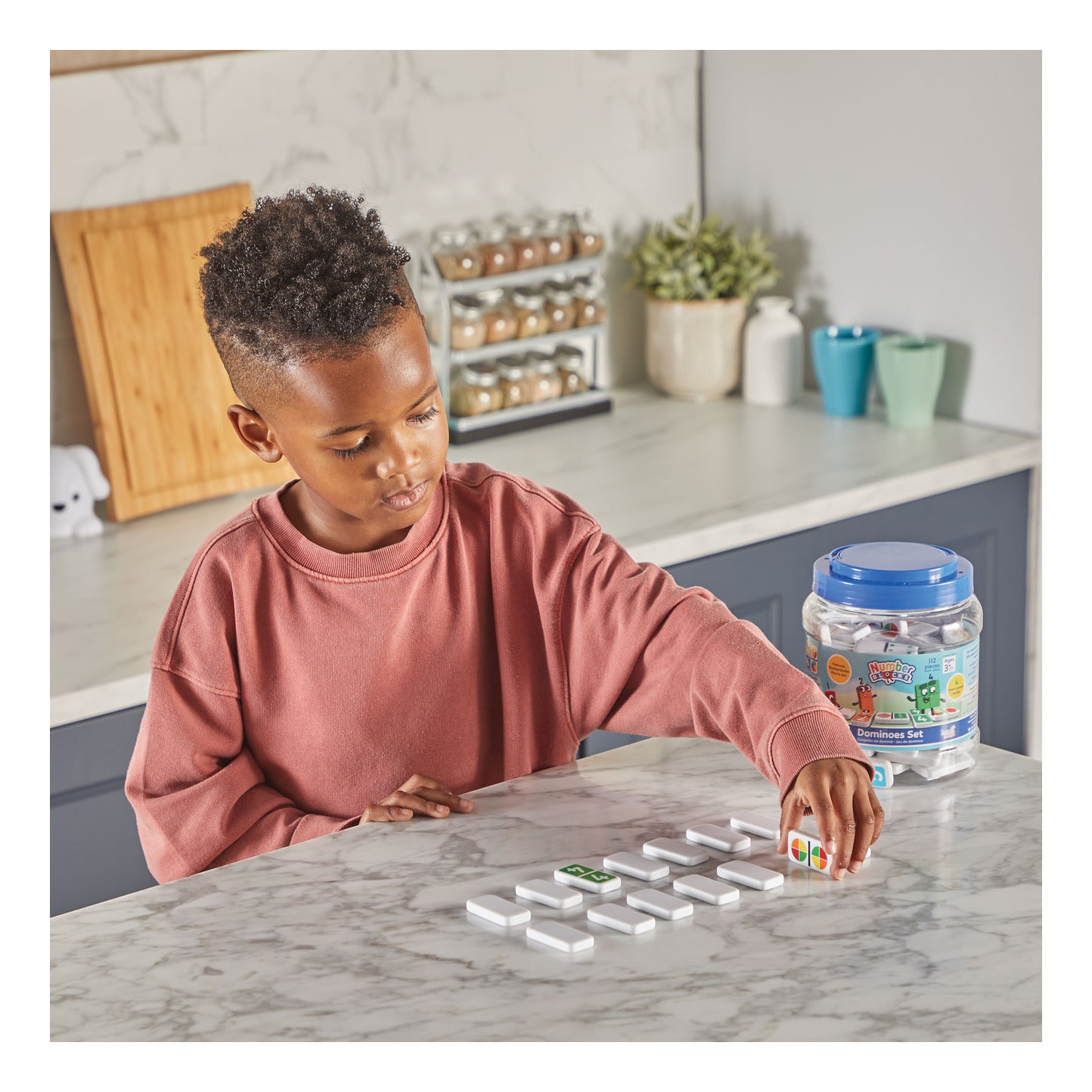 Learning Resources - Numberblocks Dominoes Set for Fun Learning
