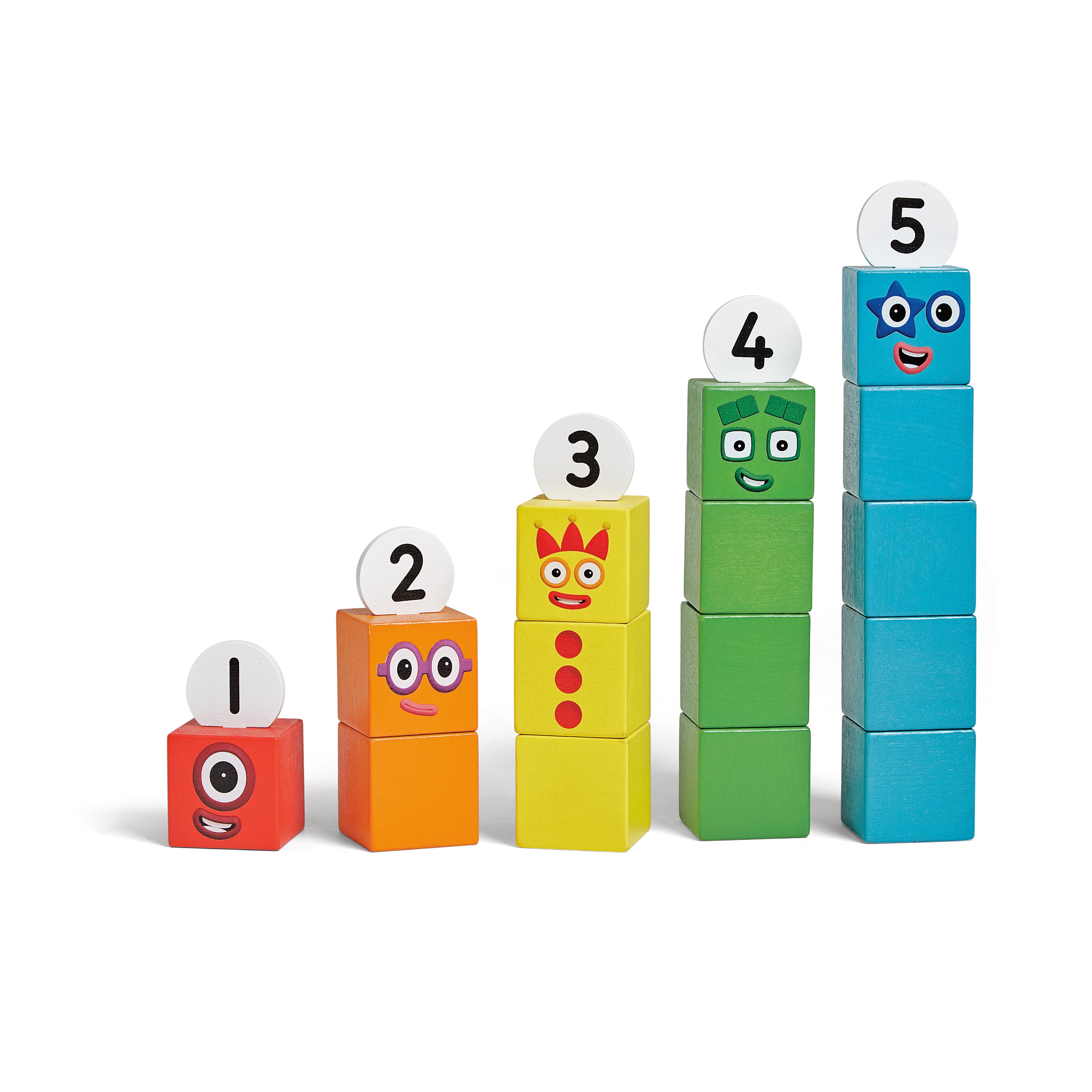 Learning Resources - Numberblocks One to Five Wooden Blocks
