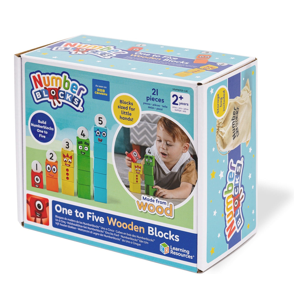 Learning Resources - Numberblocks One to Five Wooden Blocks