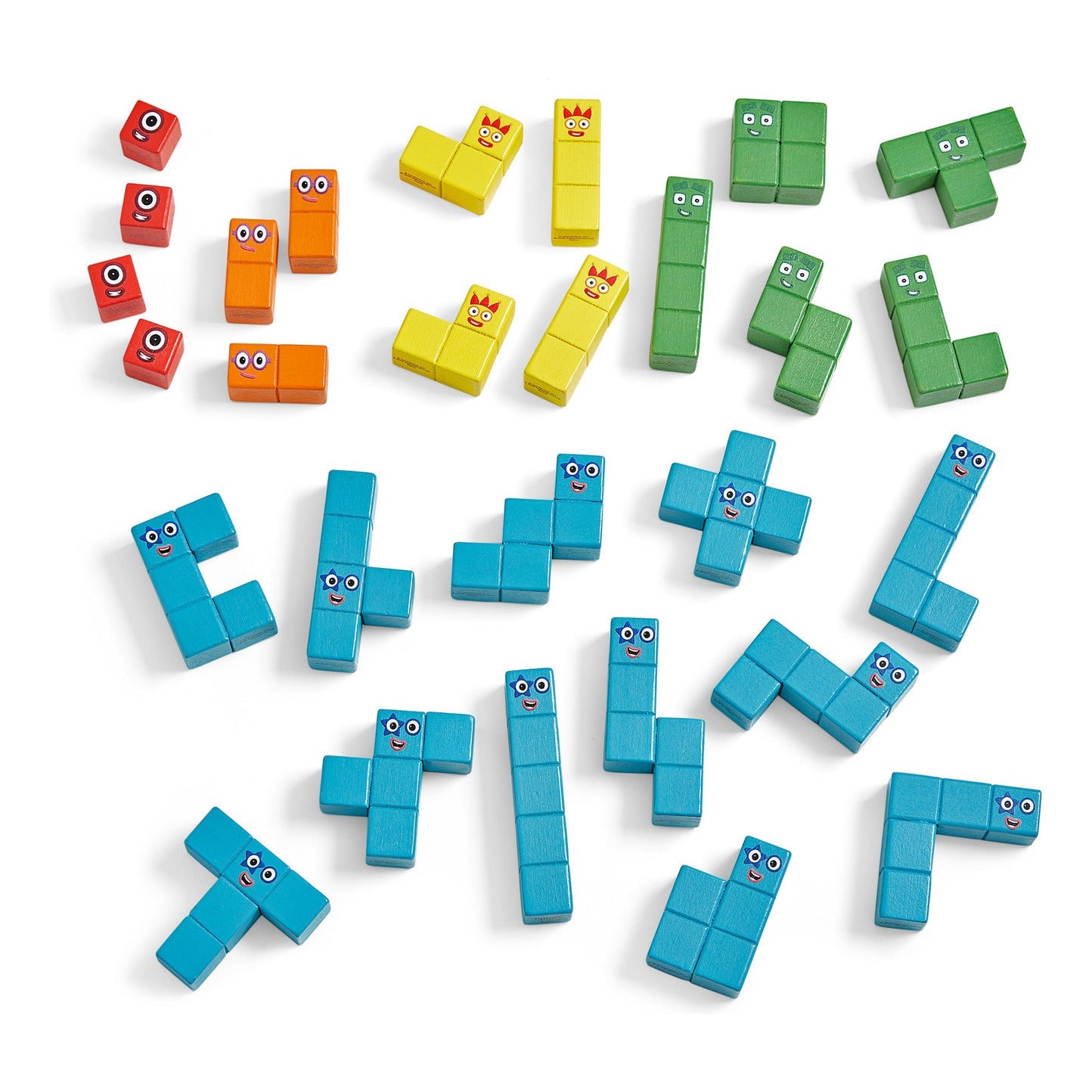 Learning Resources - Numberblocks Wooden Building Blocks Activity Set