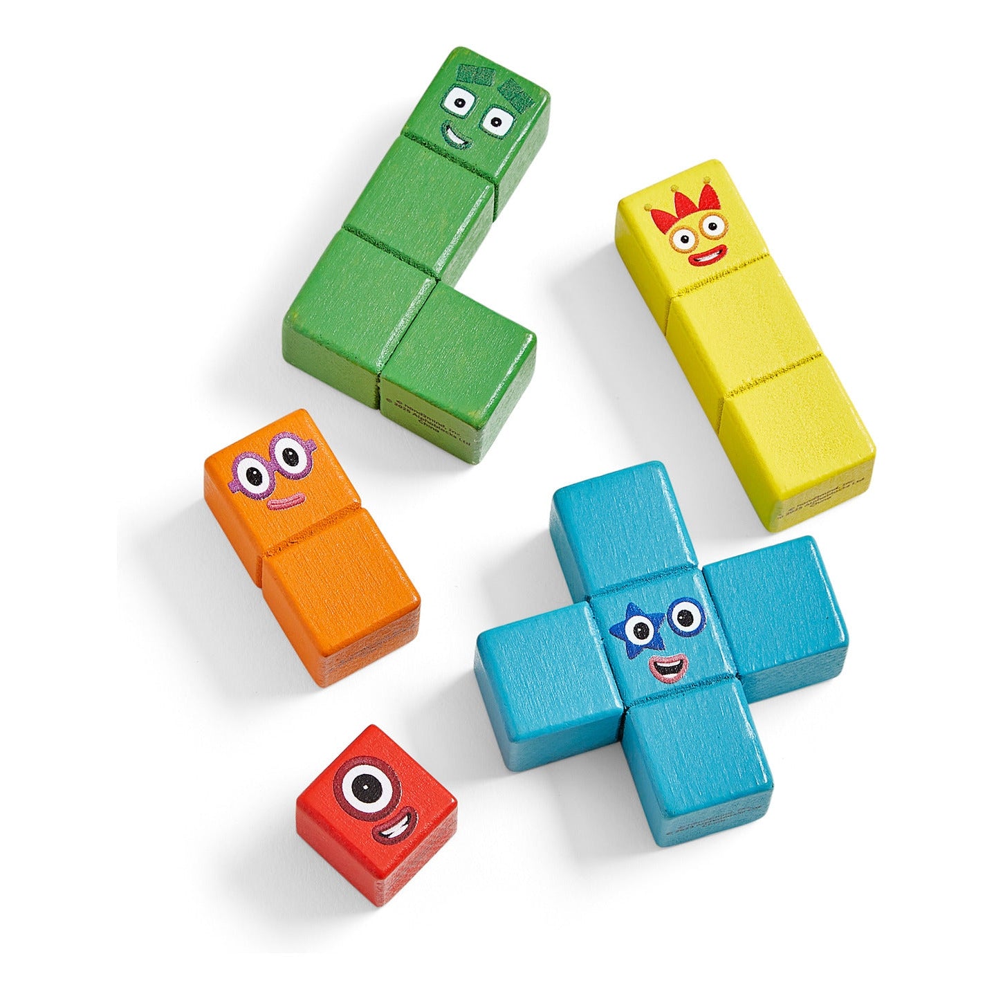 Learning Resources - Numberblocks Wooden Building Blocks Activity Set