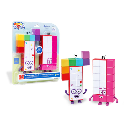 Learning Resources Numberblocks Friends Seventeen and Eighteen Figures