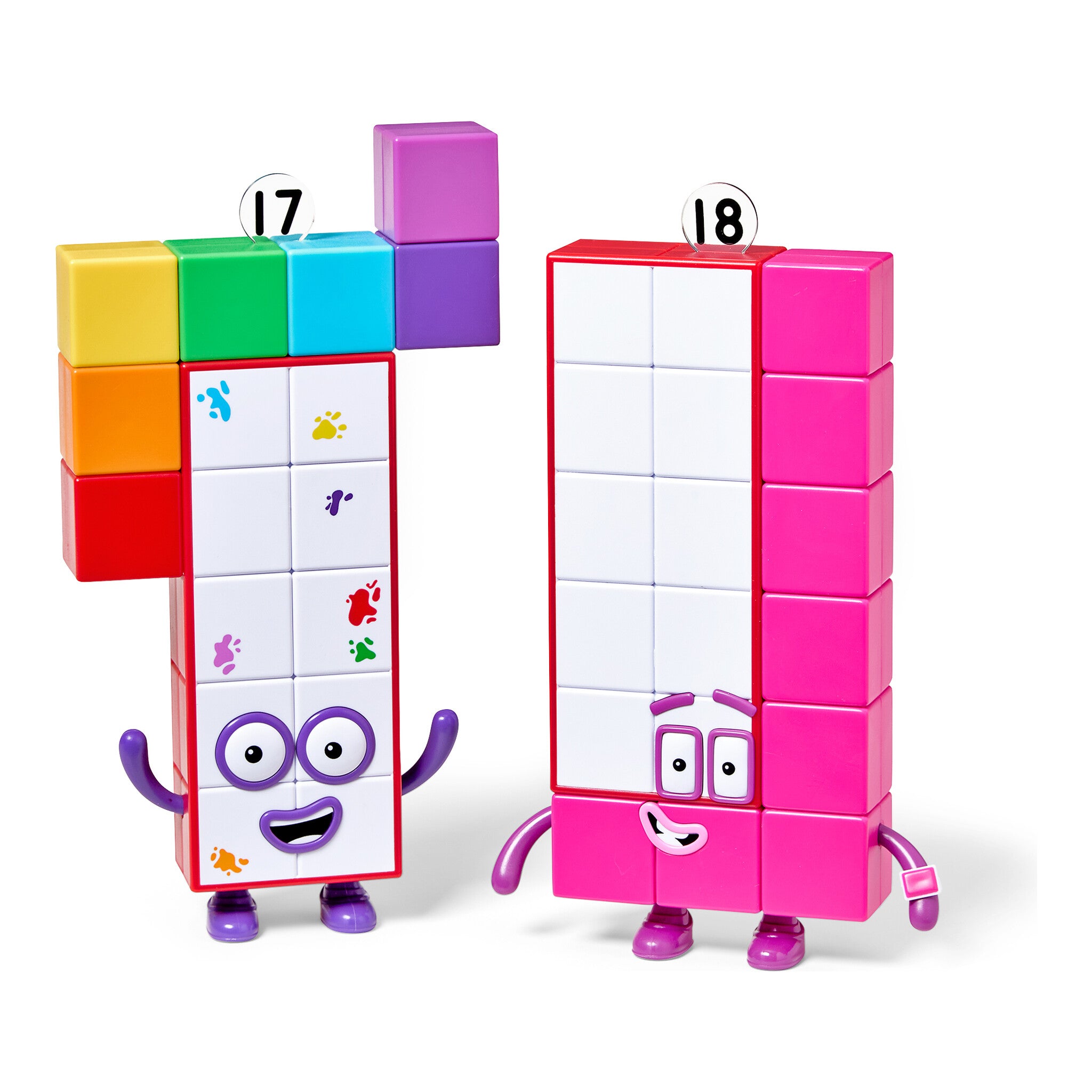 Learning Resources Numberblocks Friends Seventeen and Eighteen Figures