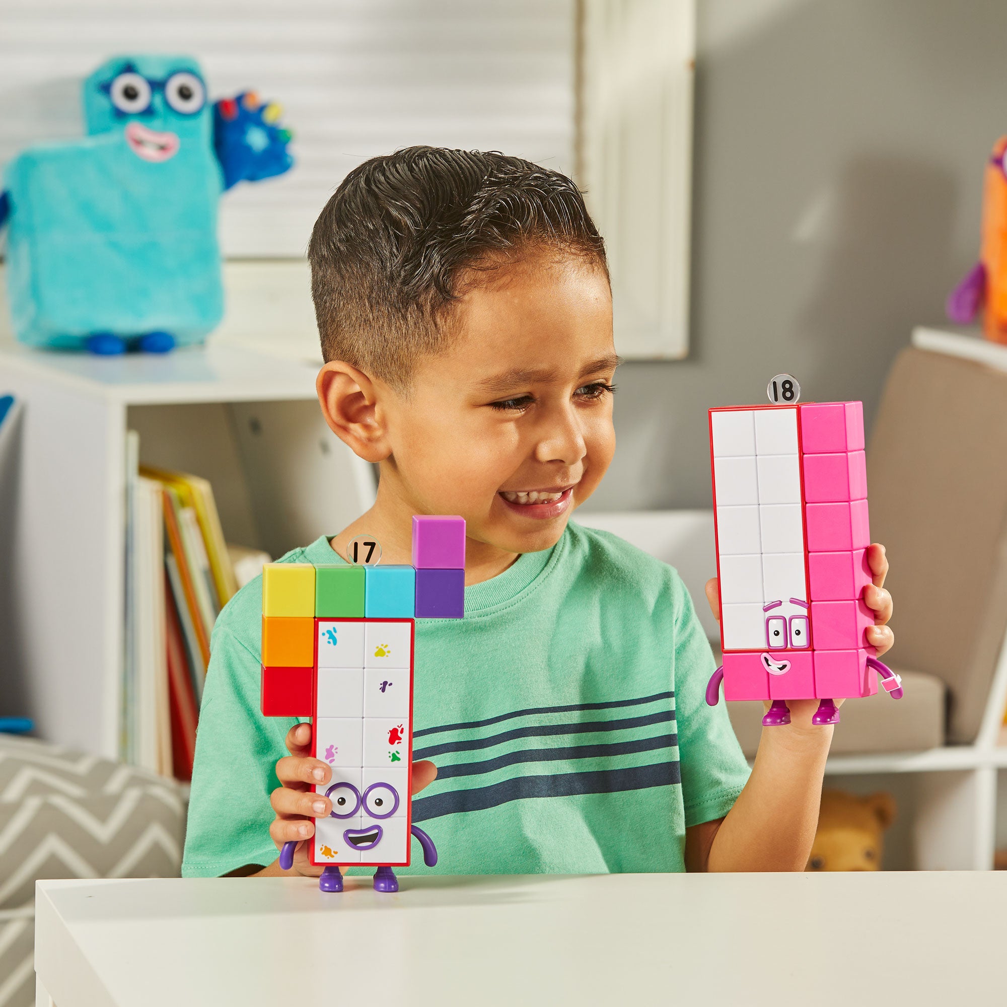 Learning Resources Numberblocks Friends Seventeen and Eighteen Figures