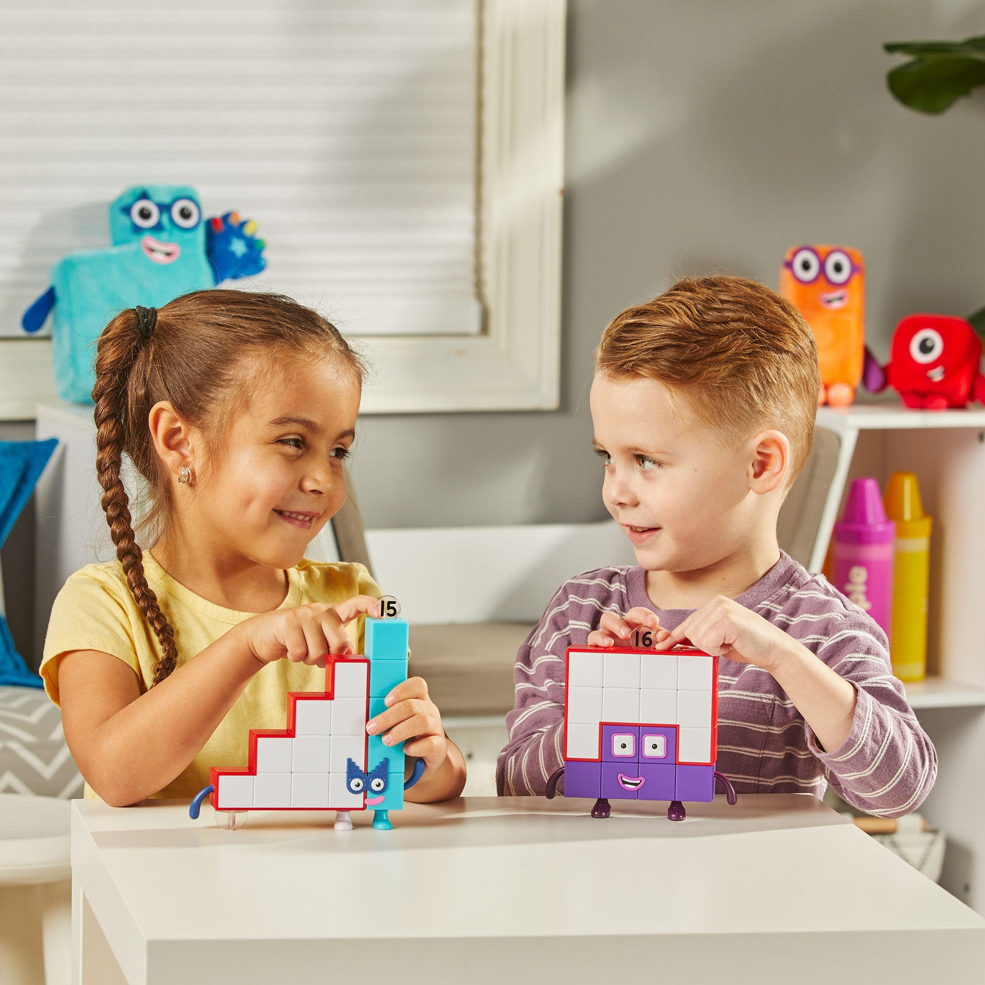 Numberblocks Friends Fifteen and Sixteen Figures