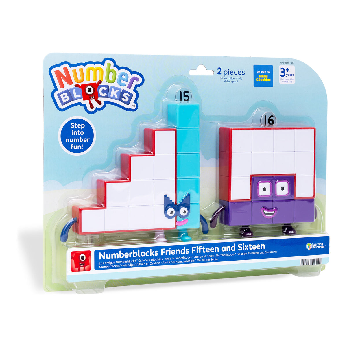 Numberblocks Friends Fifteen and Sixteen Figures