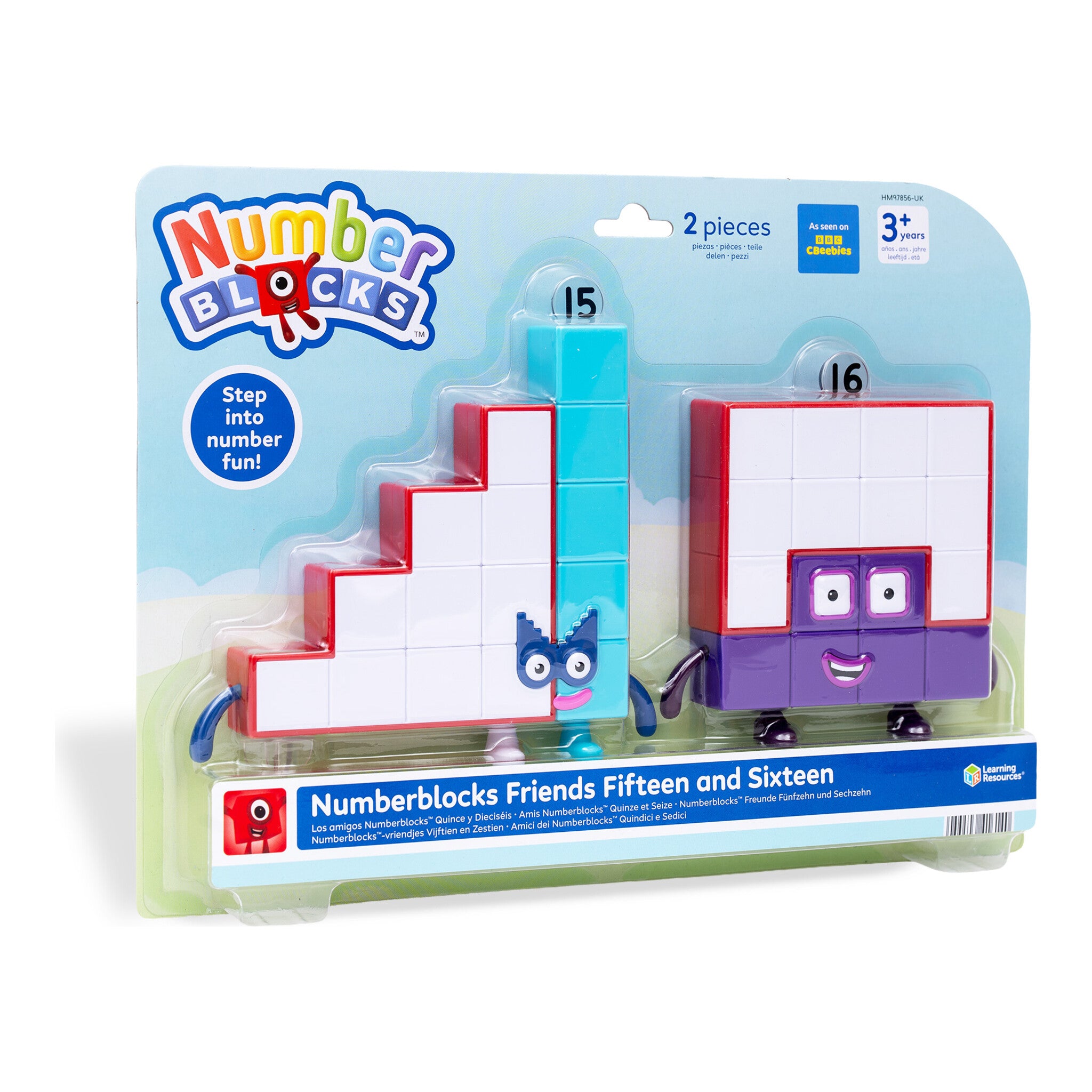 Numberblocks Friends Fifteen and Sixteen Figures