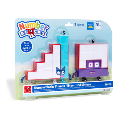 Numberblocks Friends Fifteen and Sixteen Figures