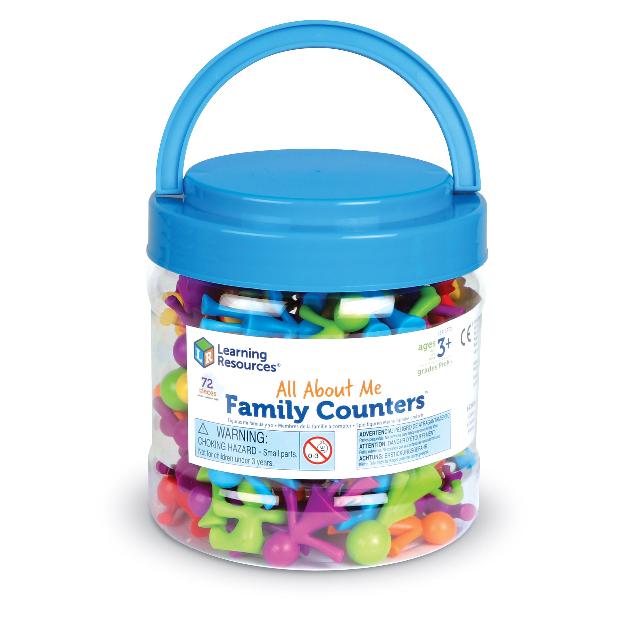 Learning Resources - All About Me Family Counters Set of 72