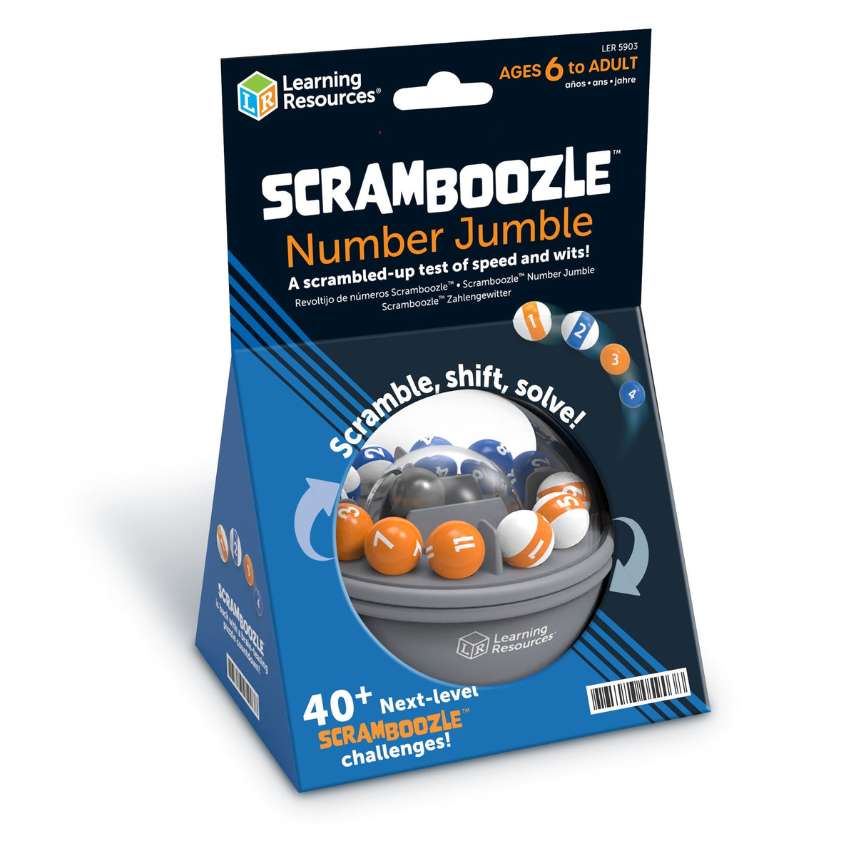 Learning Resources Scramboozle Number Jumble Puzzle Game