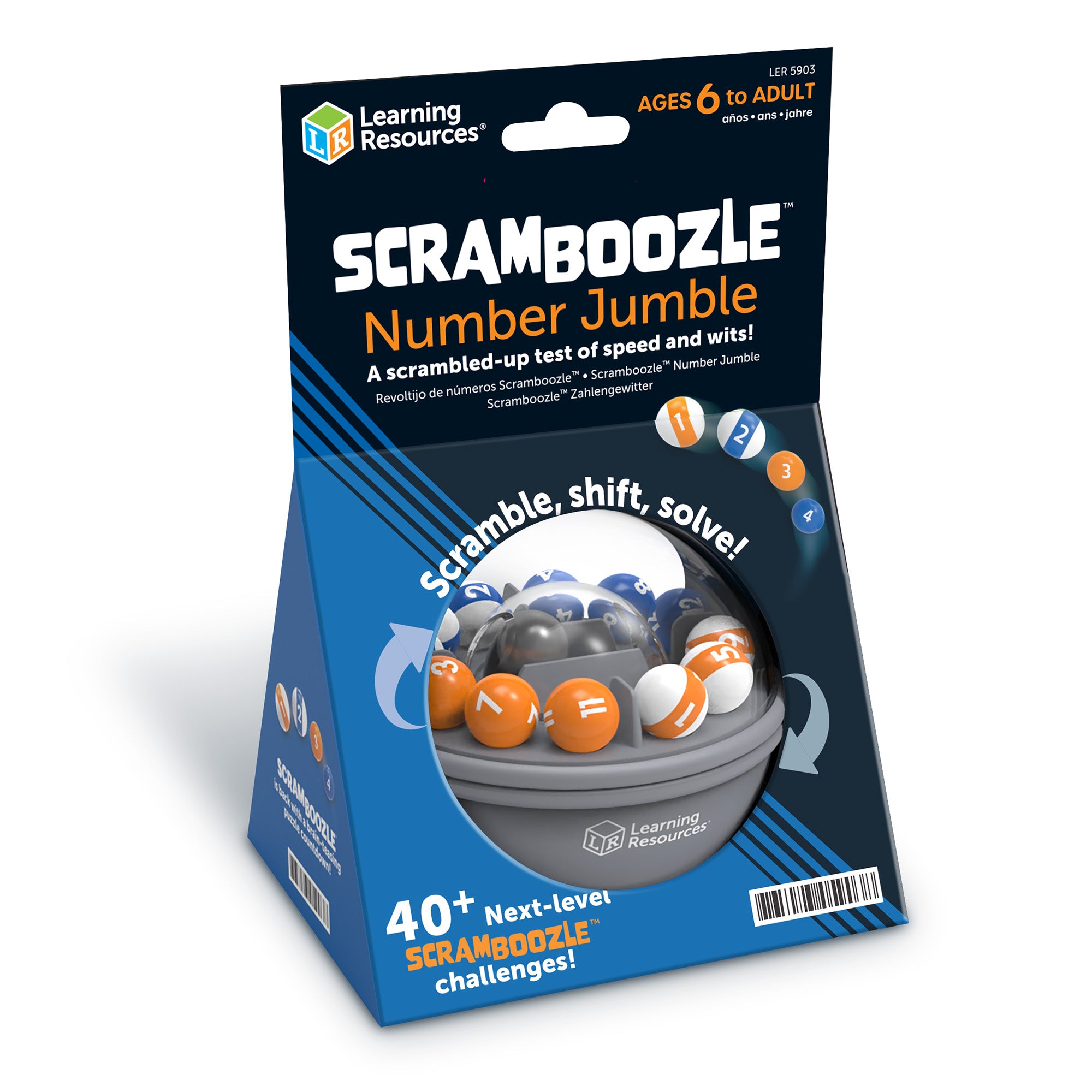 Learning Resources Scramboozle Number Jumble Puzzle Game