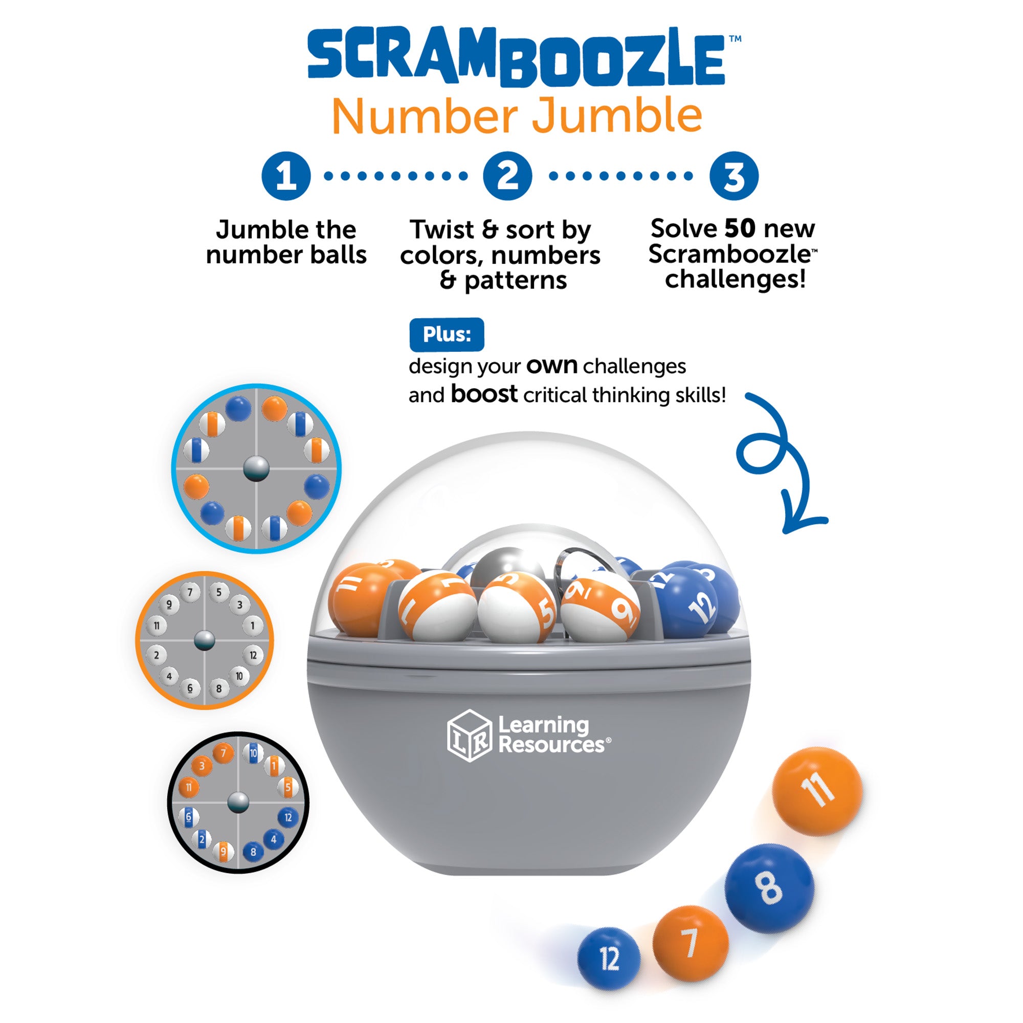 Learning Resources Scramboozle Number Jumble Puzzle Game