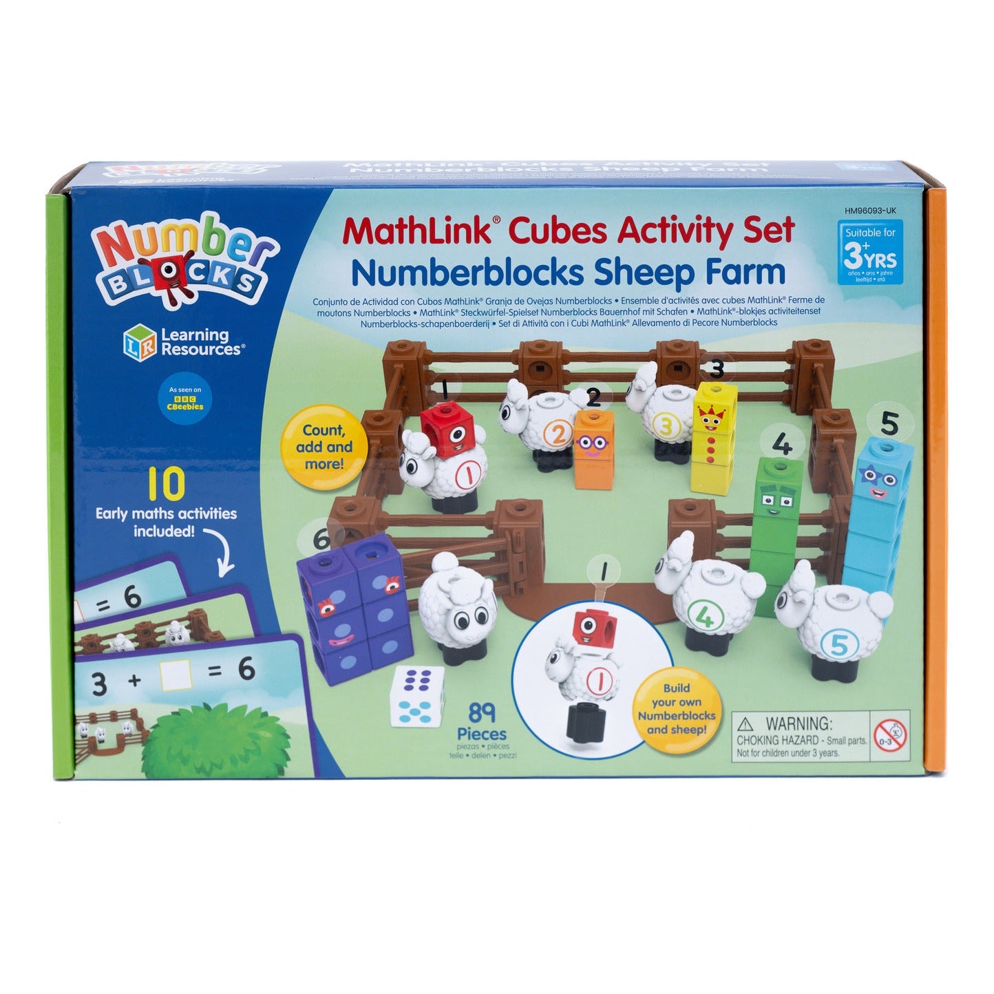 Numberblocks Empty Freestanding Retail Display Unit