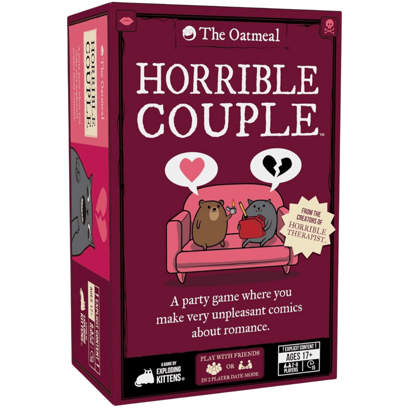 Exploding Kittens Horrible Couple Card Game