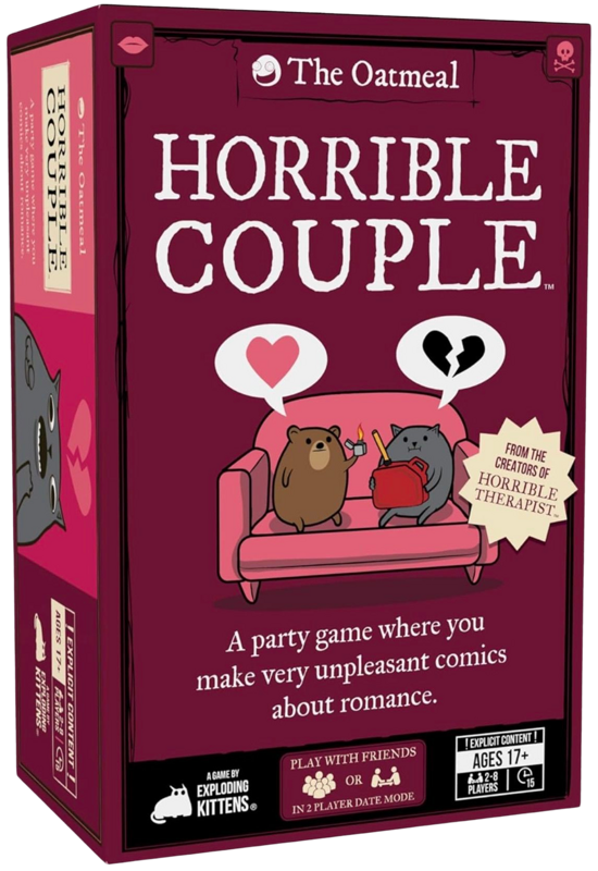 Exploding Kittens Horrible Couple Card Game