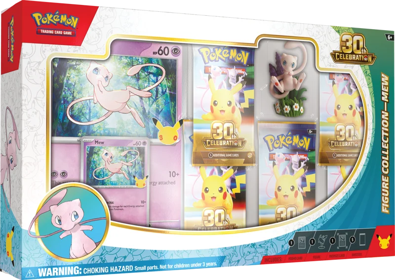 Pokémon TCG: 30th Celebration Mew Figure Collection