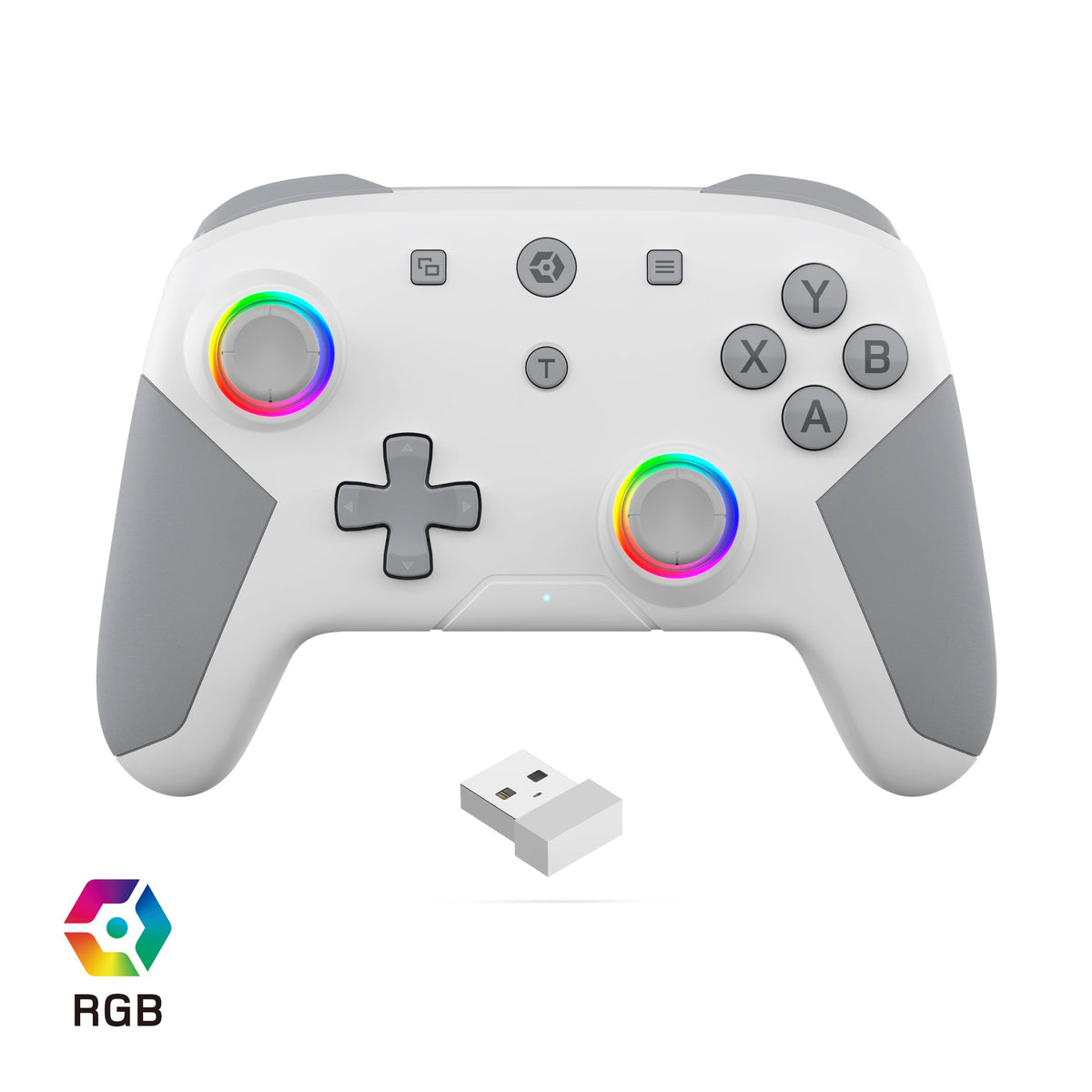 Gioteck Smart TV+ Duo Wireless Controller - White/Grey
