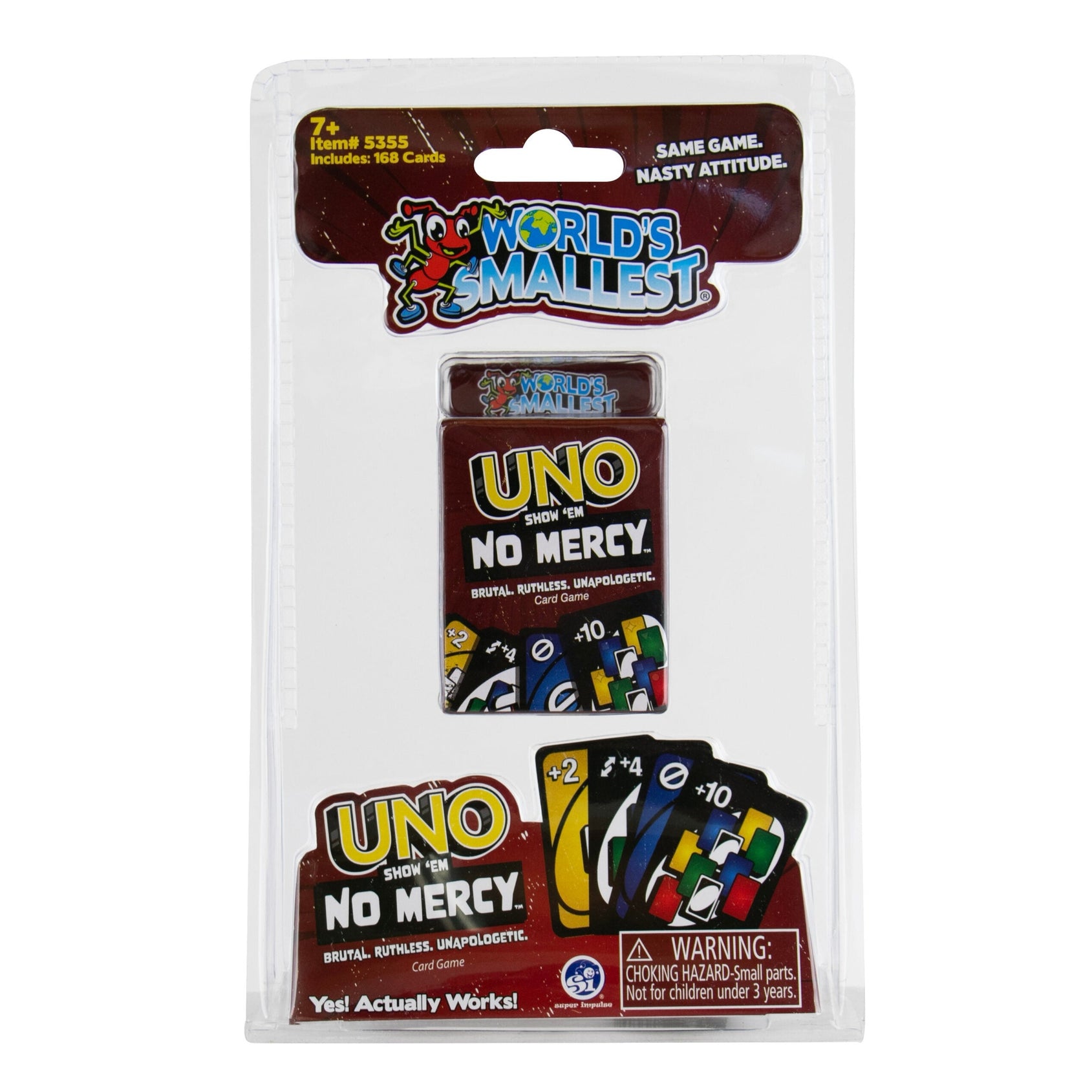 World’s Smallest UNO Show ’Em No Mercy Mini Card Game