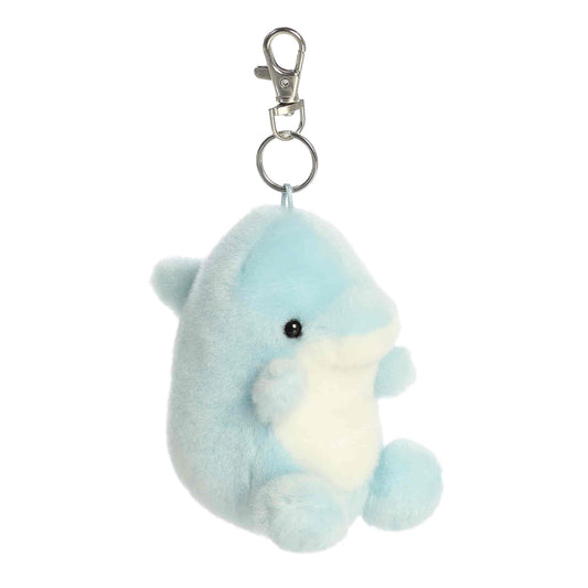 Palm Pals Clicks Dolphin 4-Inch Clip-On Soft Toy